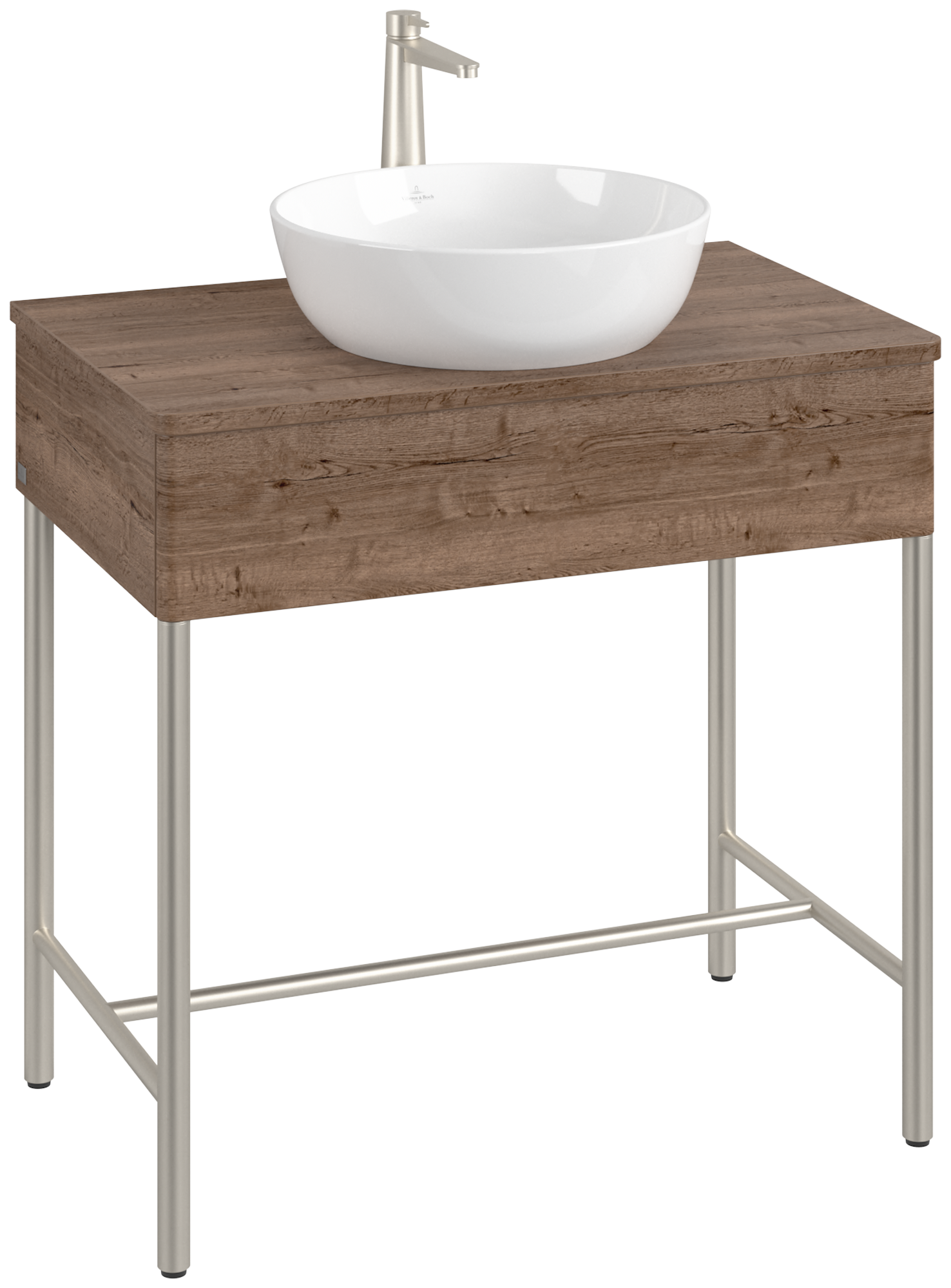 Villeroy & Boch Artis Waschbeckenunterschrank mit Metallgestell, 1 pull-out compartment