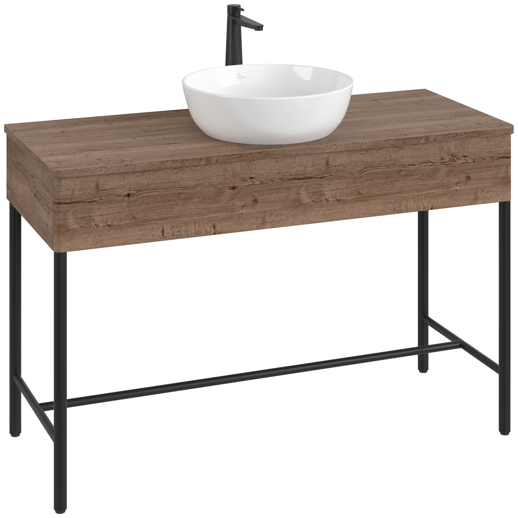 Villeroy & Boch Artis Waschbeckenunterschrank mit Metallgestell, 1 pull-out compartment