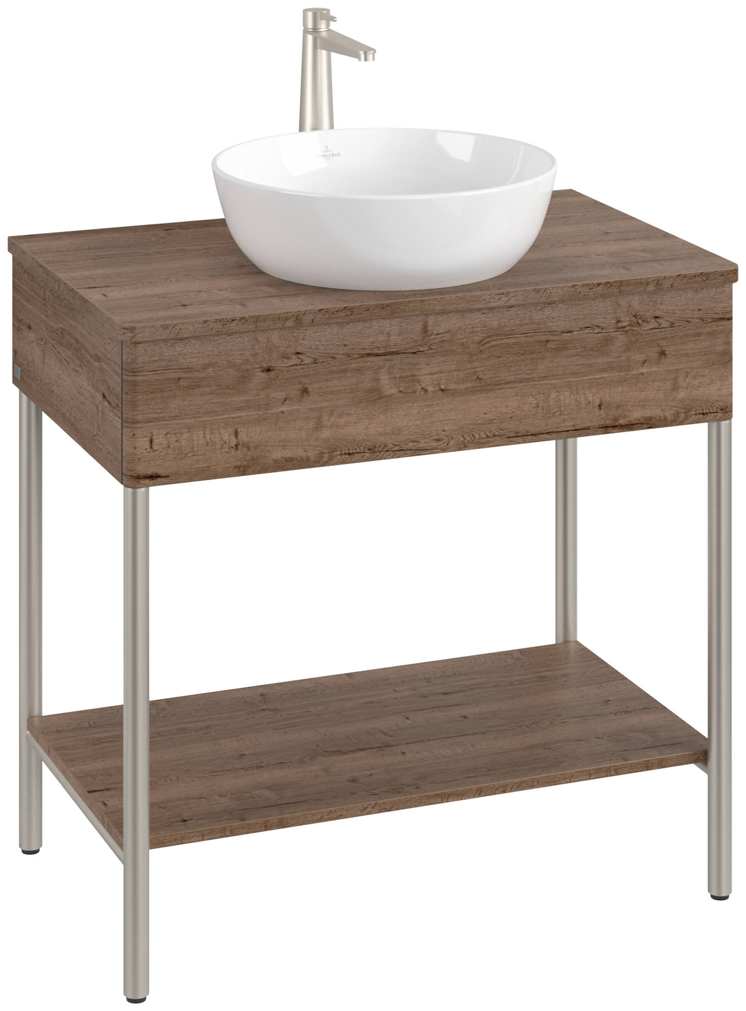 Villeroy & Boch Artis Waschbeckenunterschrank mit Metallgestell, 1 pull-out compartment