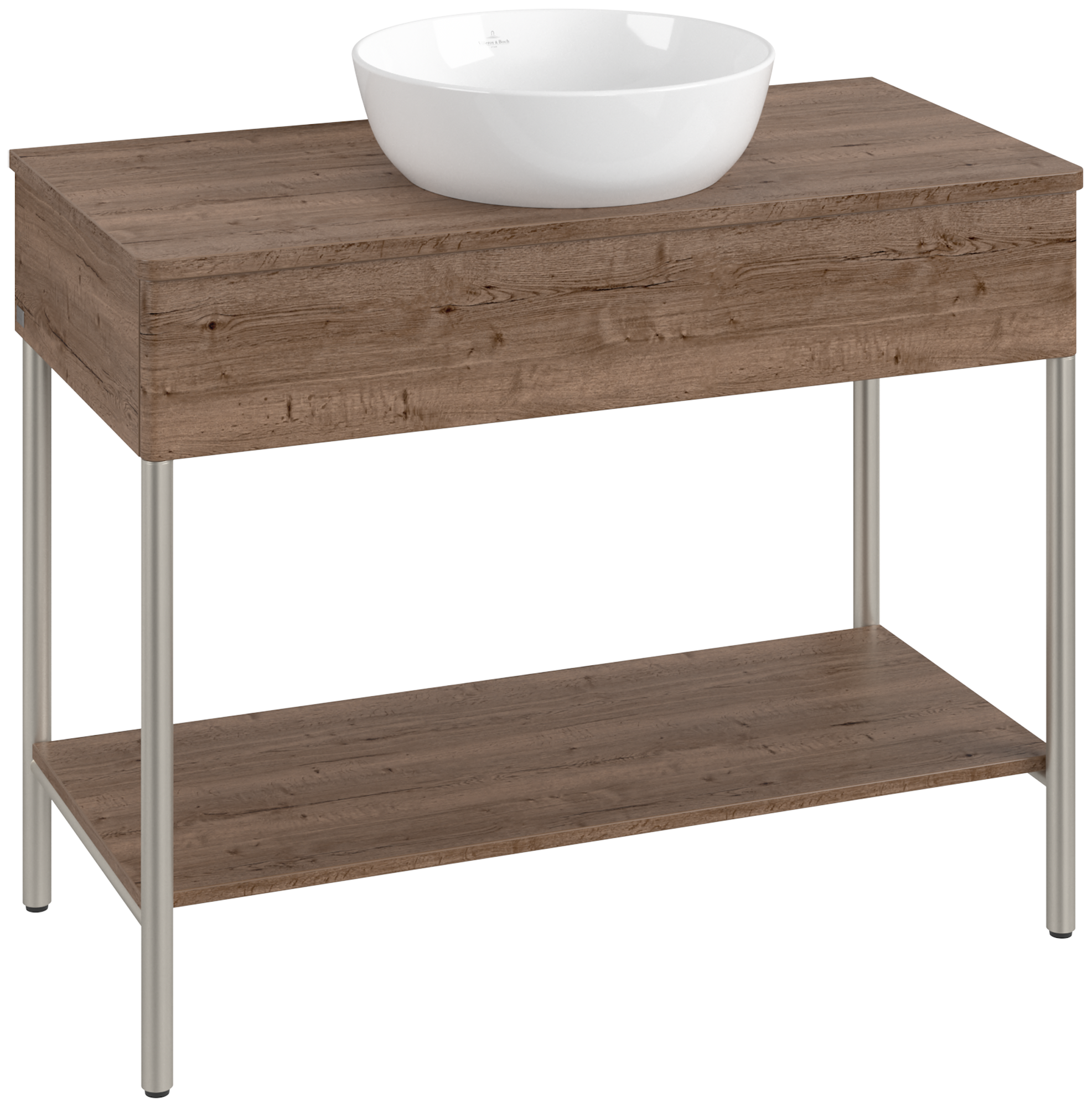 Villeroy & Boch Artis Waschbeckenunterschrank mit Metallgestell, 1 tiroir sur rails