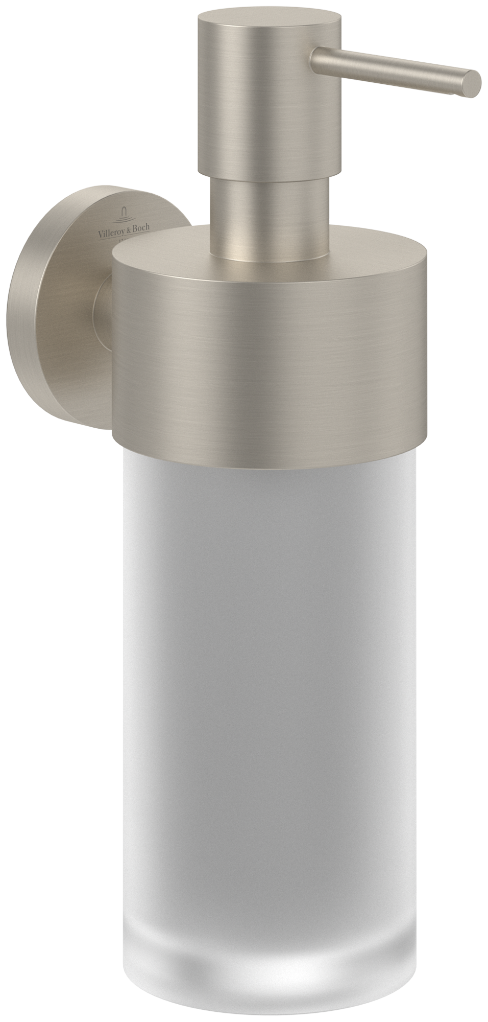 Villeroy & Boch Elements - Tender Soap dispenser, 70x120x209mm, Brushed Nickel Matt