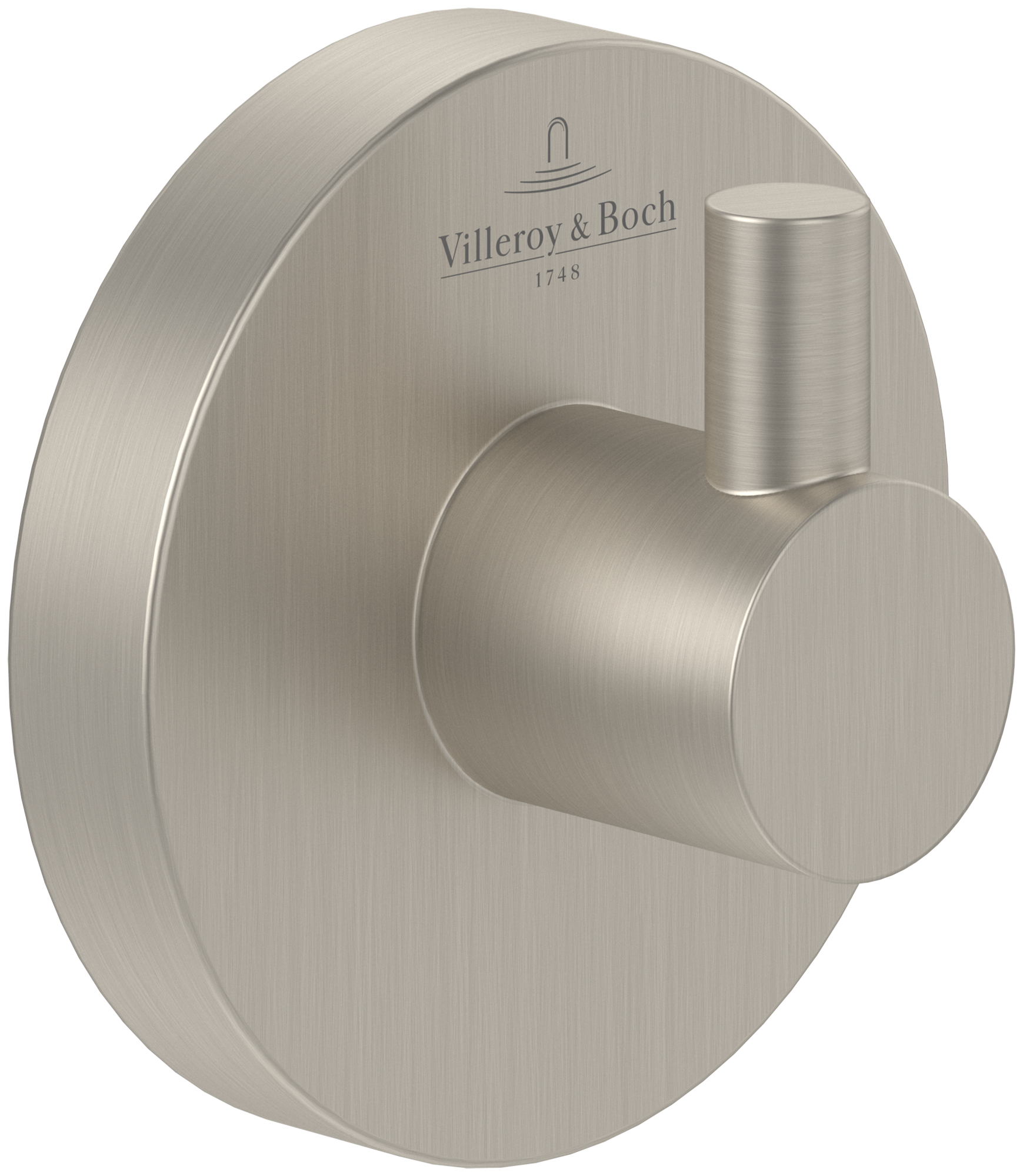 Villeroy & Boch Elements - Tender Towel hook, 54x32x54mm, Brushed Nickel Matt