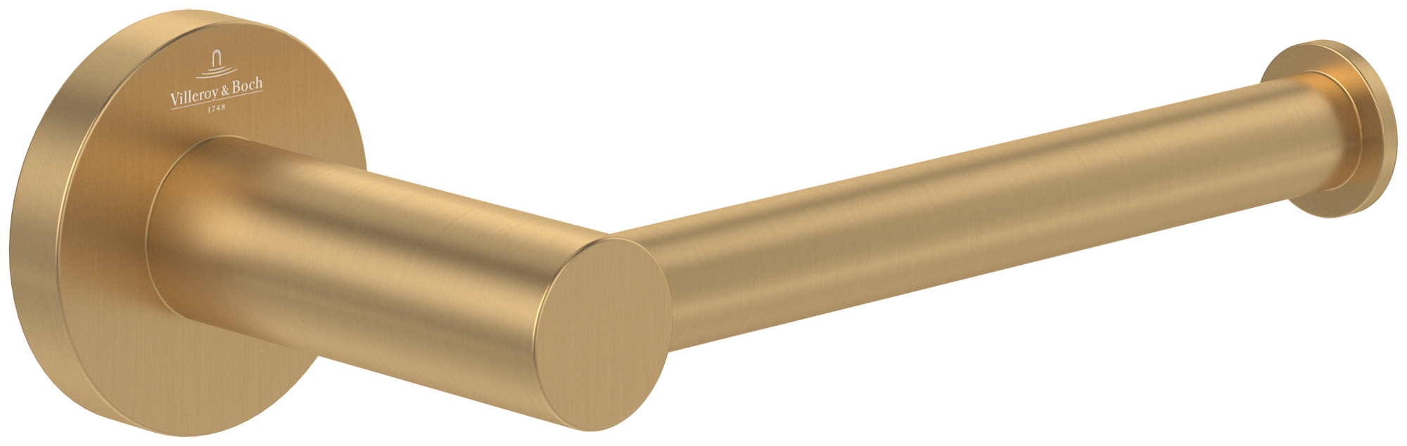 Villeroy & Boch Elements - Tender Dérouleur de papier toilette sans couvercle, 177x83x54mm, Brushed Gold