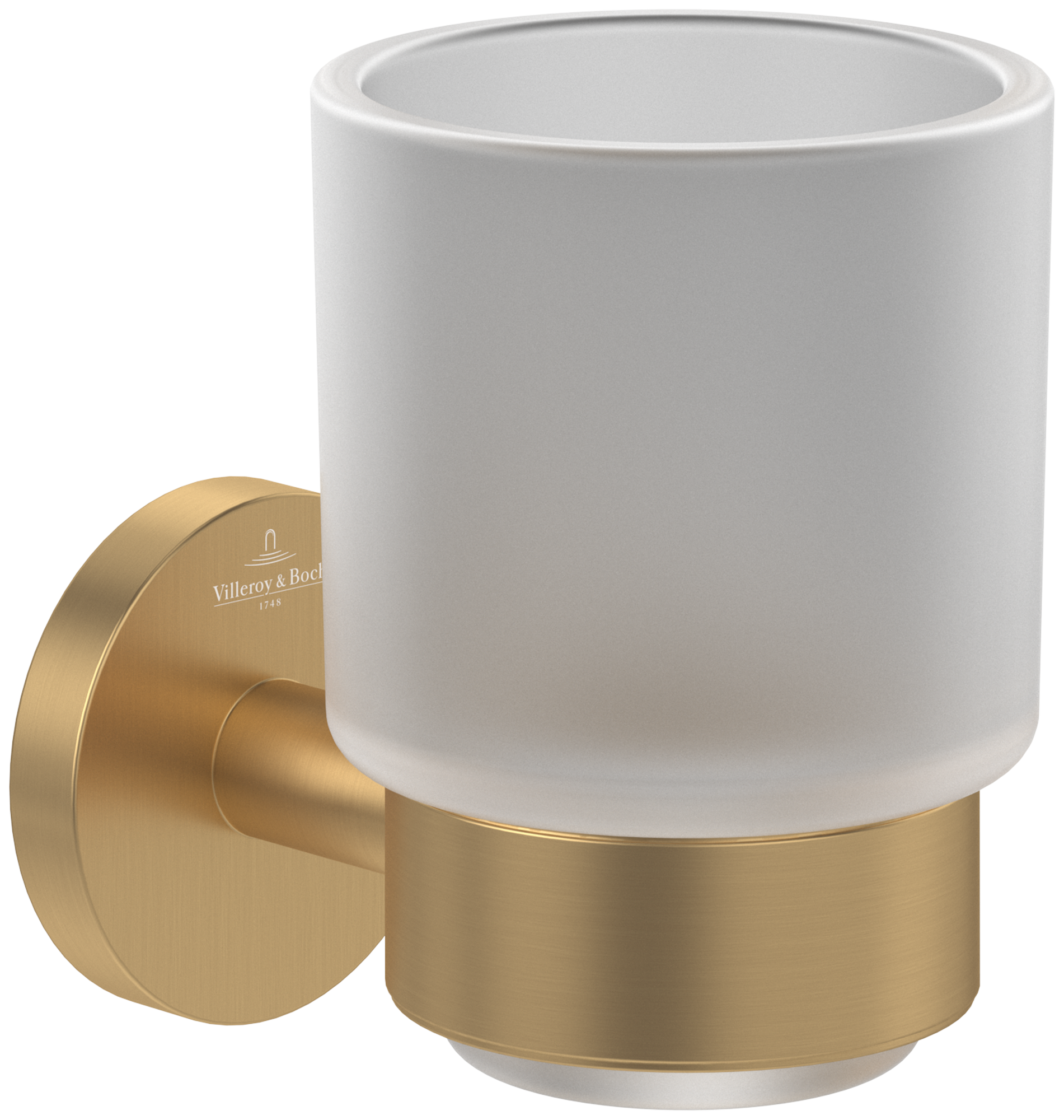 Villeroy & Boch Elements - Tender Porte-verre, 74x100x96mm, Brushed Gold