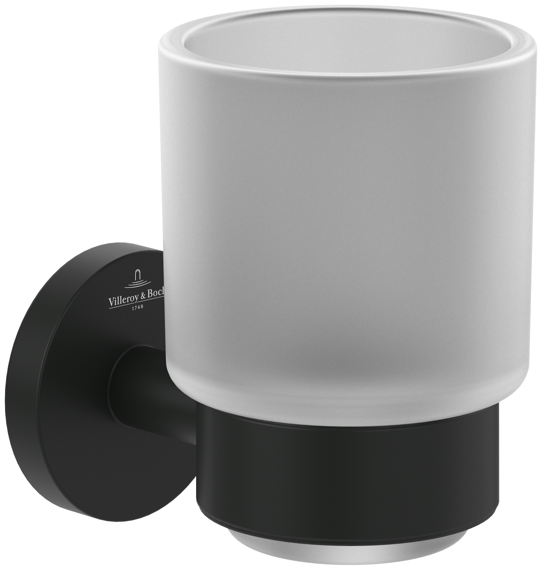 Villeroy & Boch Elements - Tender Porte-verre, 74x100x96mm, Matt Black