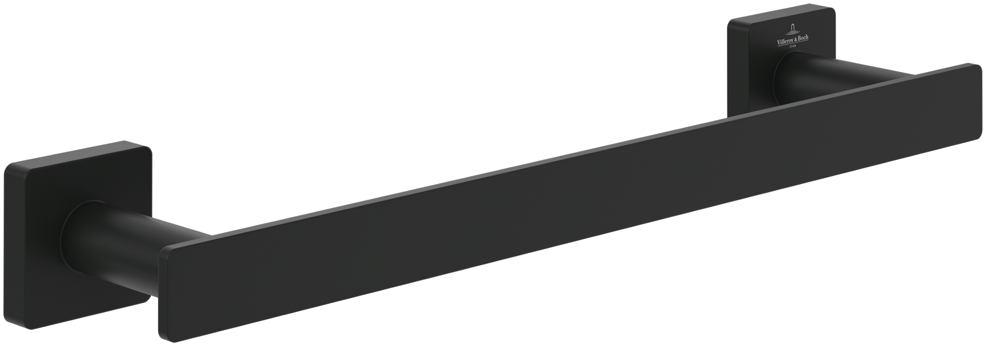 Villeroy & Boch Elements - Striking Handtuchhalter, 345x75x45mm, Matt Black