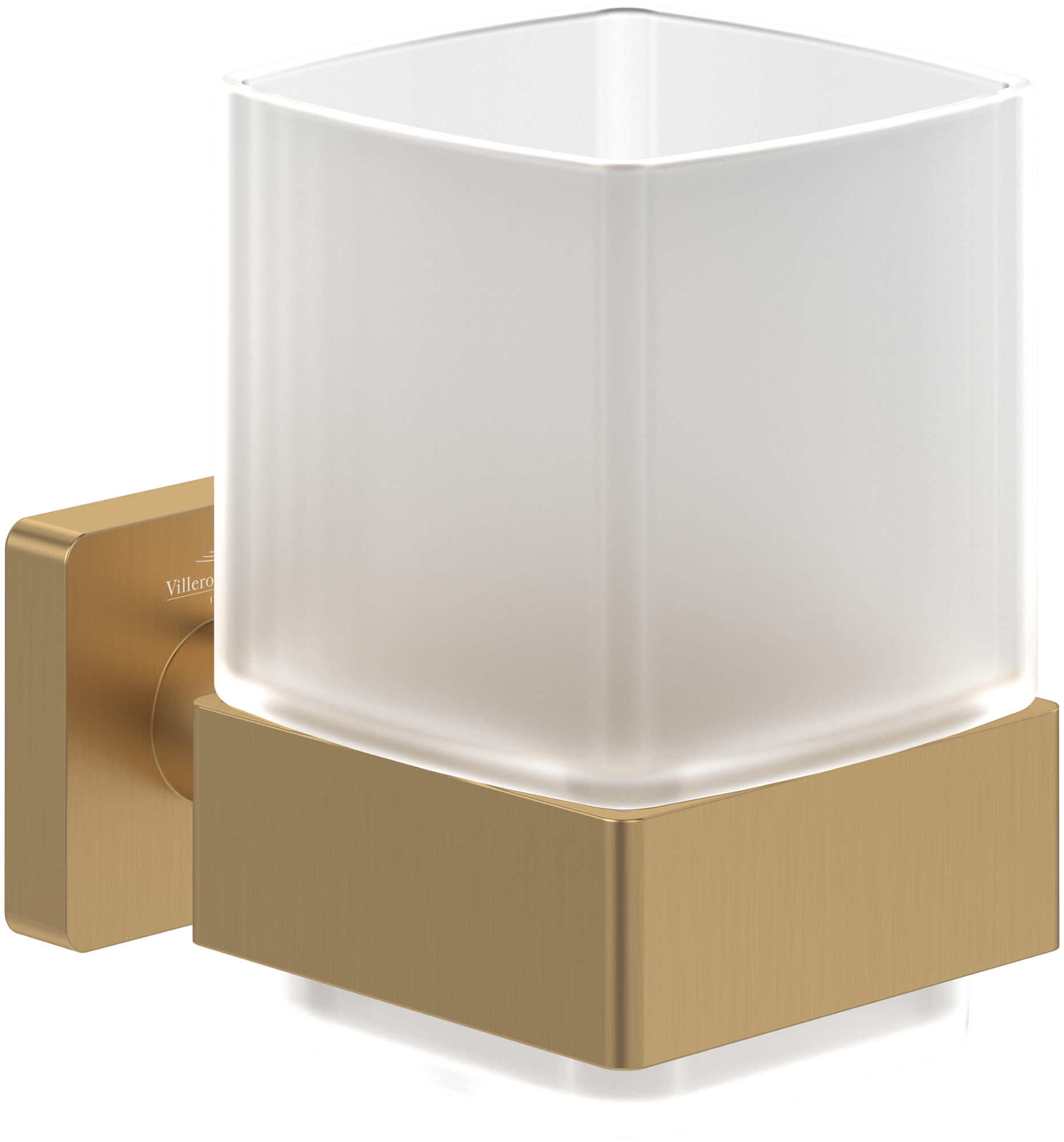Villeroy & Boch Elements - Striking Glashalter, 99x123x100mm, Brushed Gold