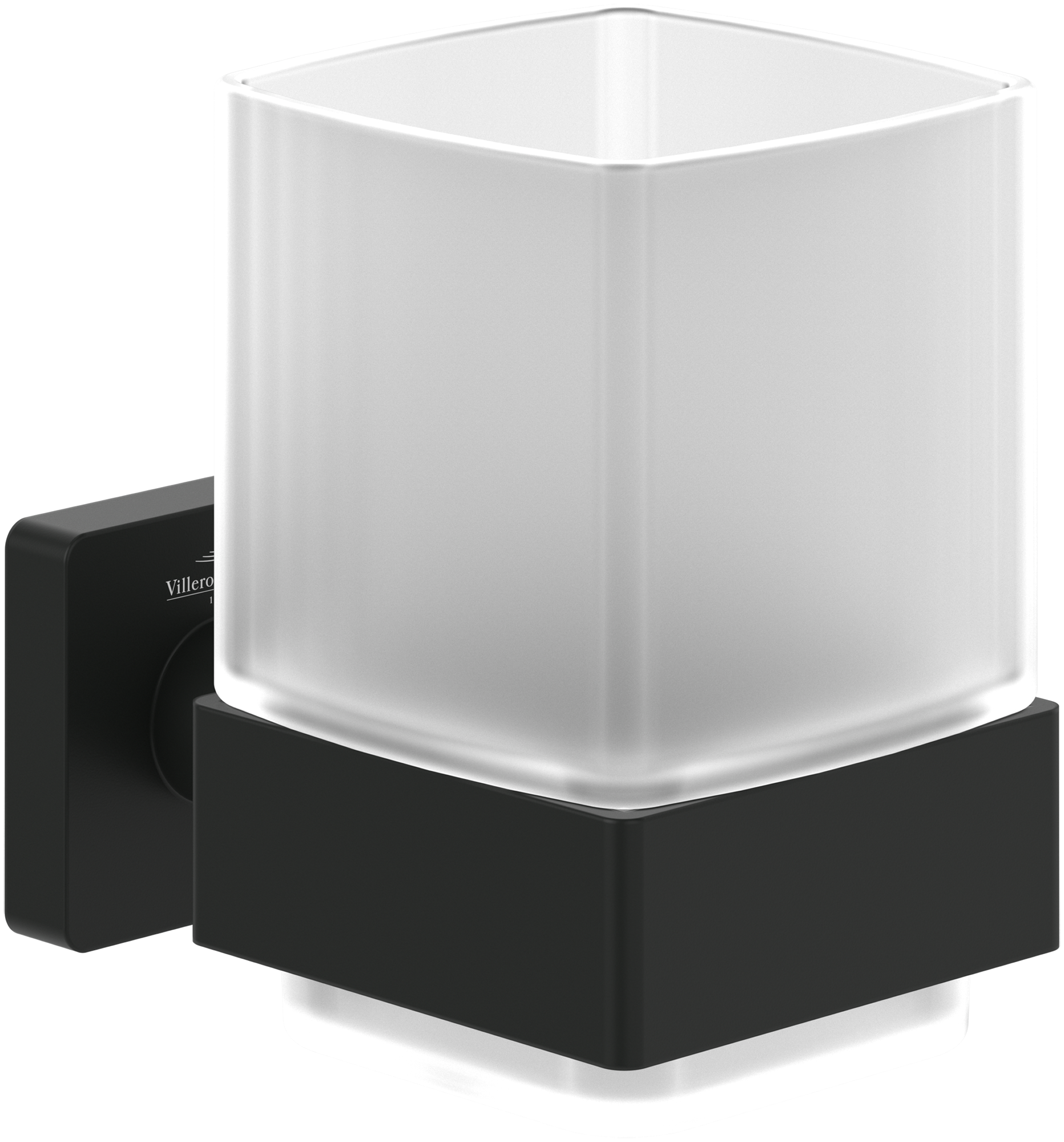 Villeroy & Boch Elements - Striking Glashalter, 99x123x100mm, Matt Black