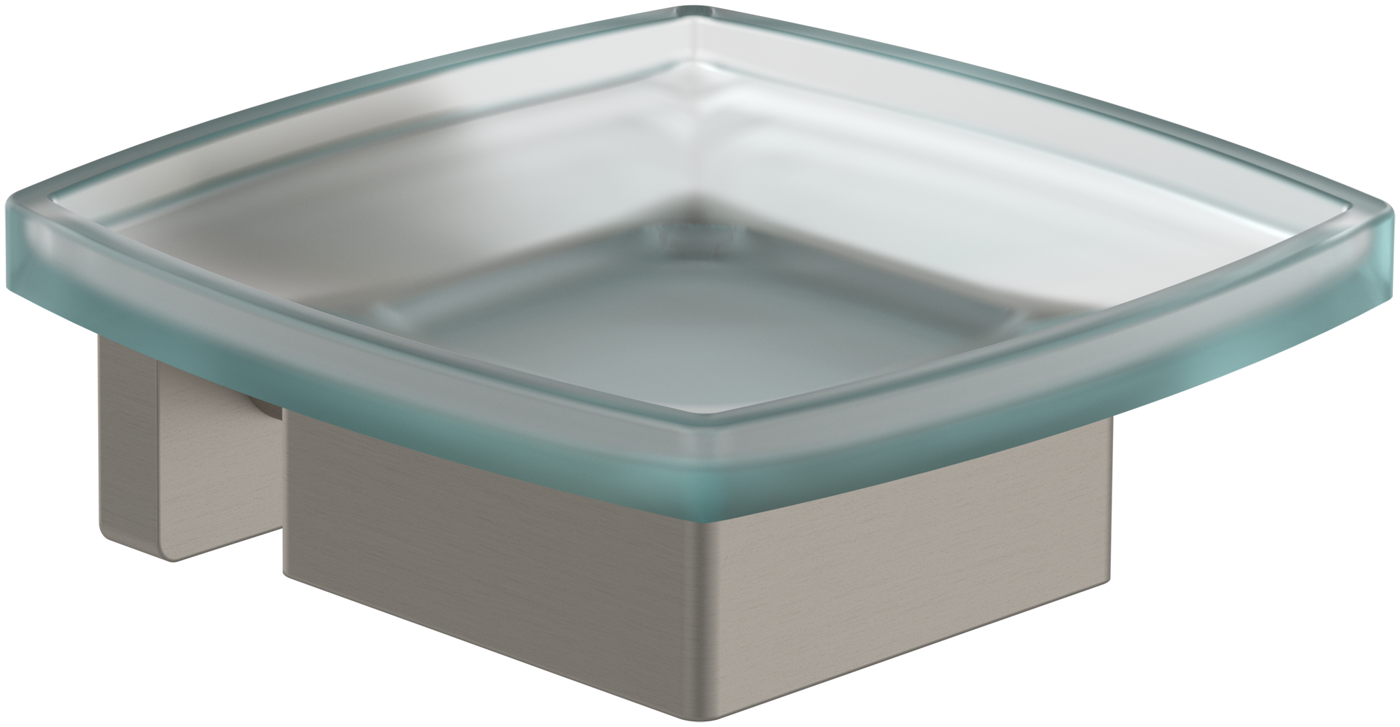 Villeroy & Boch Elements - Striking Seifenschale, 120x106x45mm, Brushed Nickel Matt
