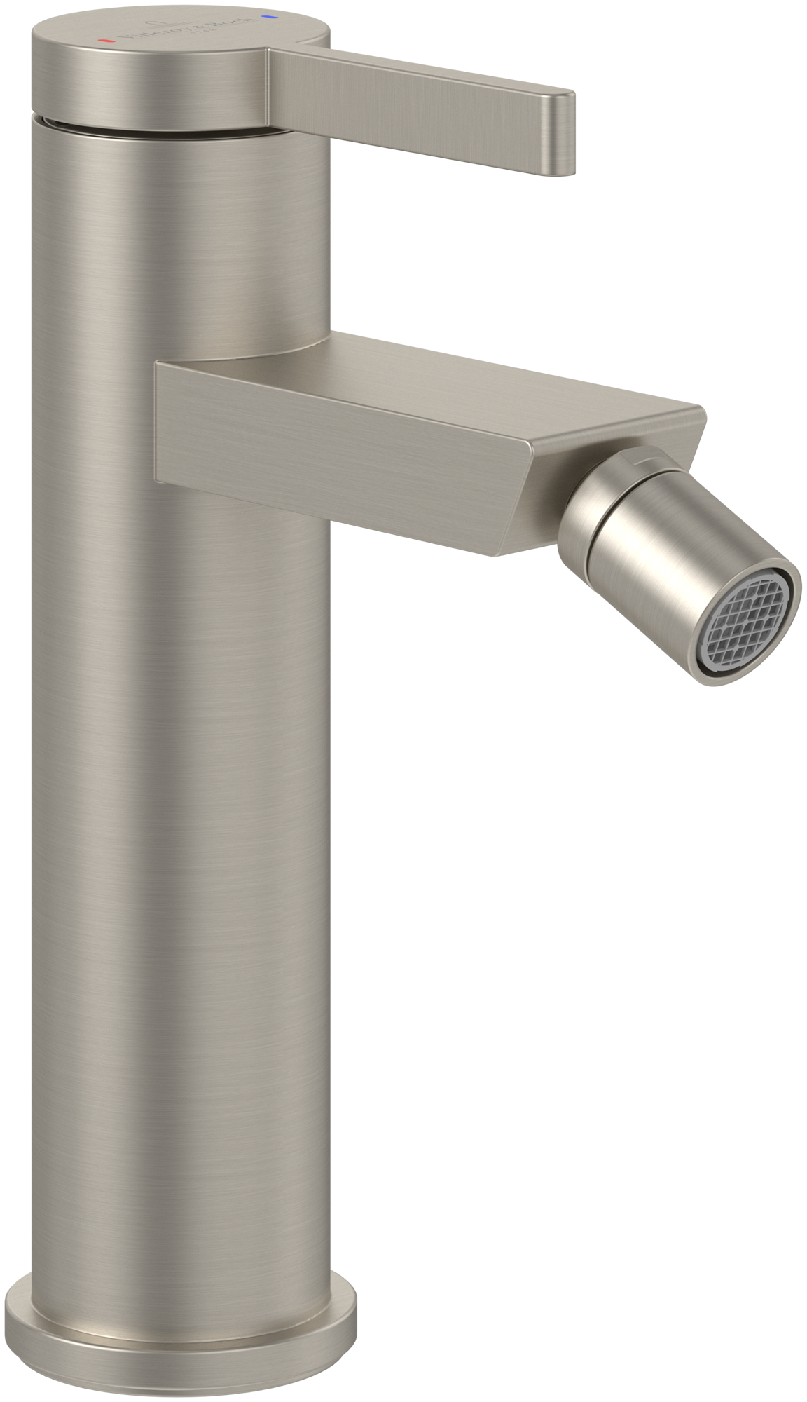 Villeroy & Boch Dawn Single-lever bidet mixer, Brushed Nickel Matt