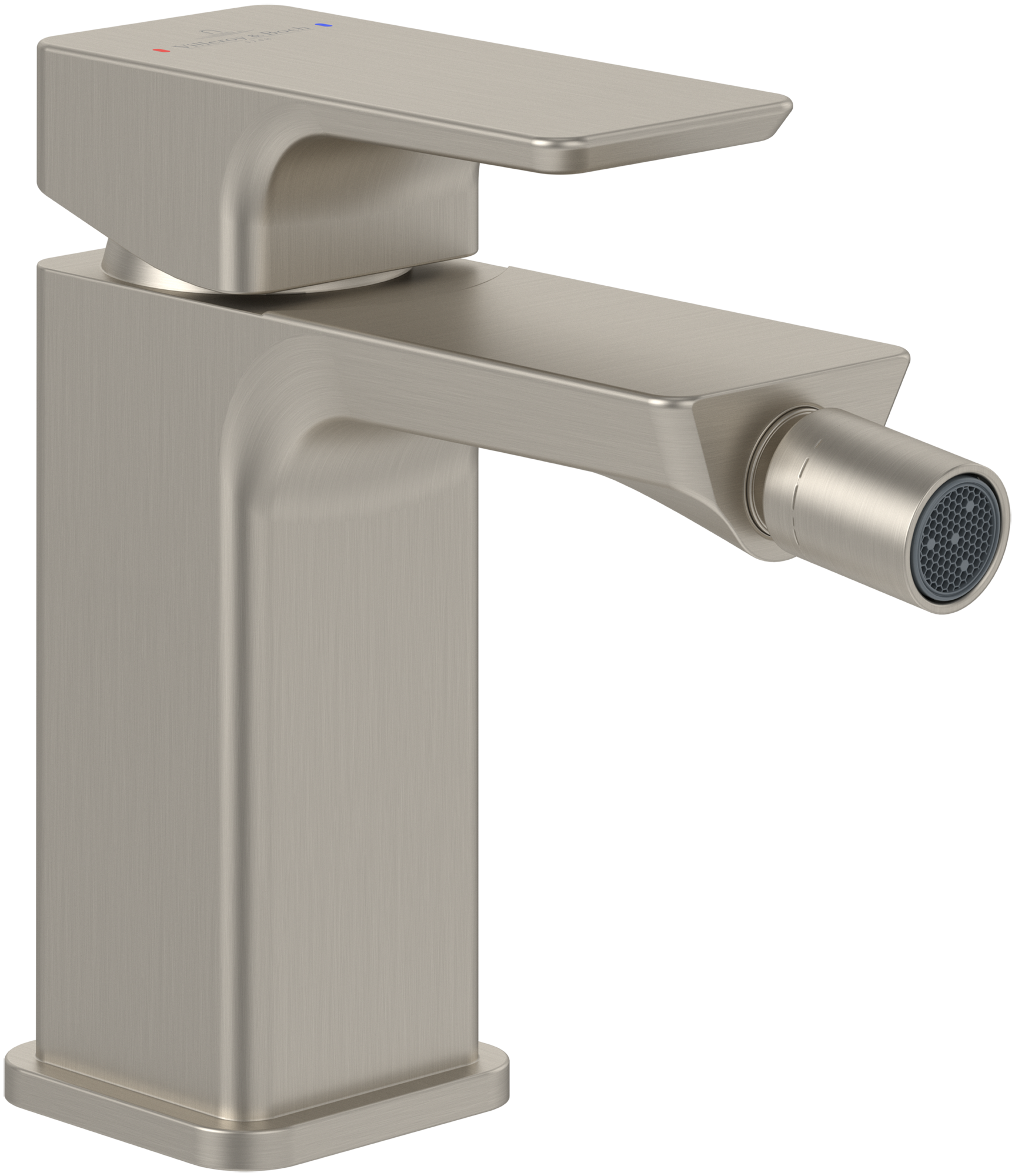 Villeroy & Boch Subway 3.0 Single-lever bidet mixer, Brushed Nickel Matt