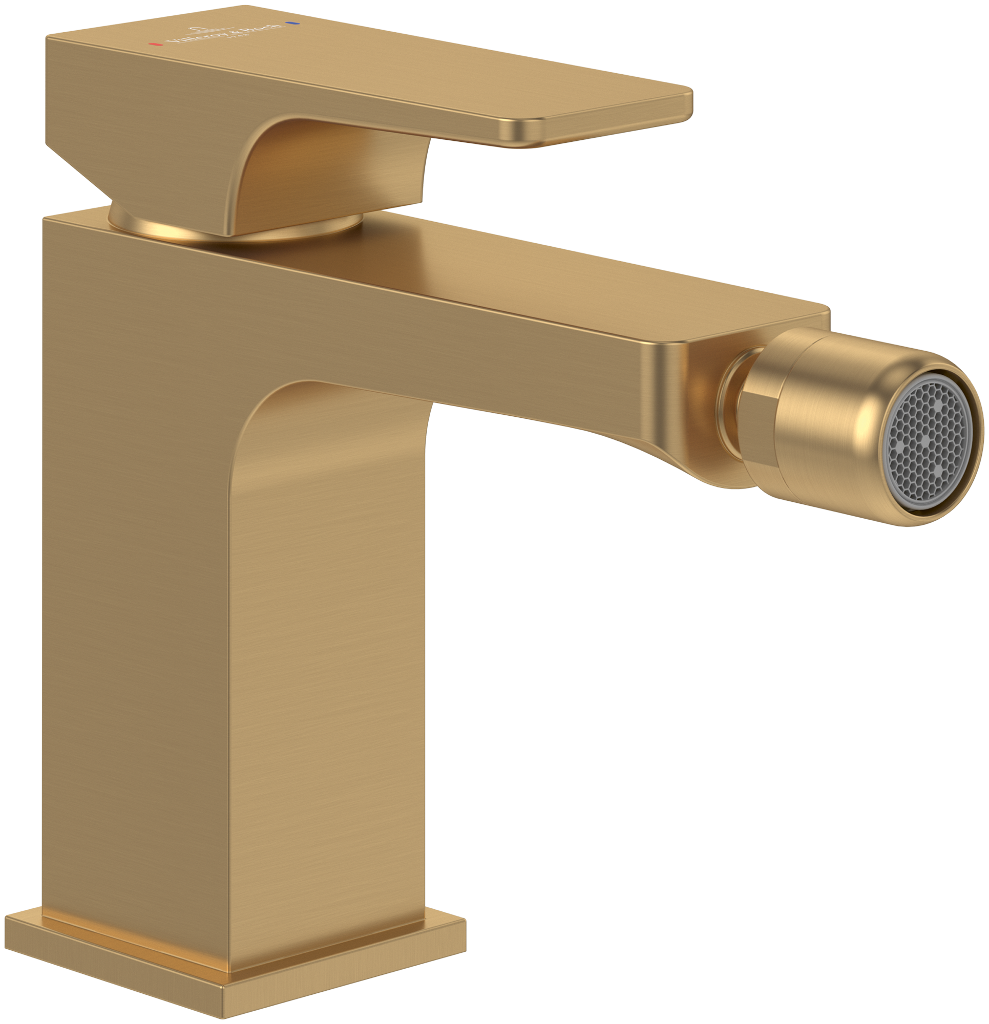 Villeroy & Boch Architectura Square Single-lever bidet mixer, Brushed Gold