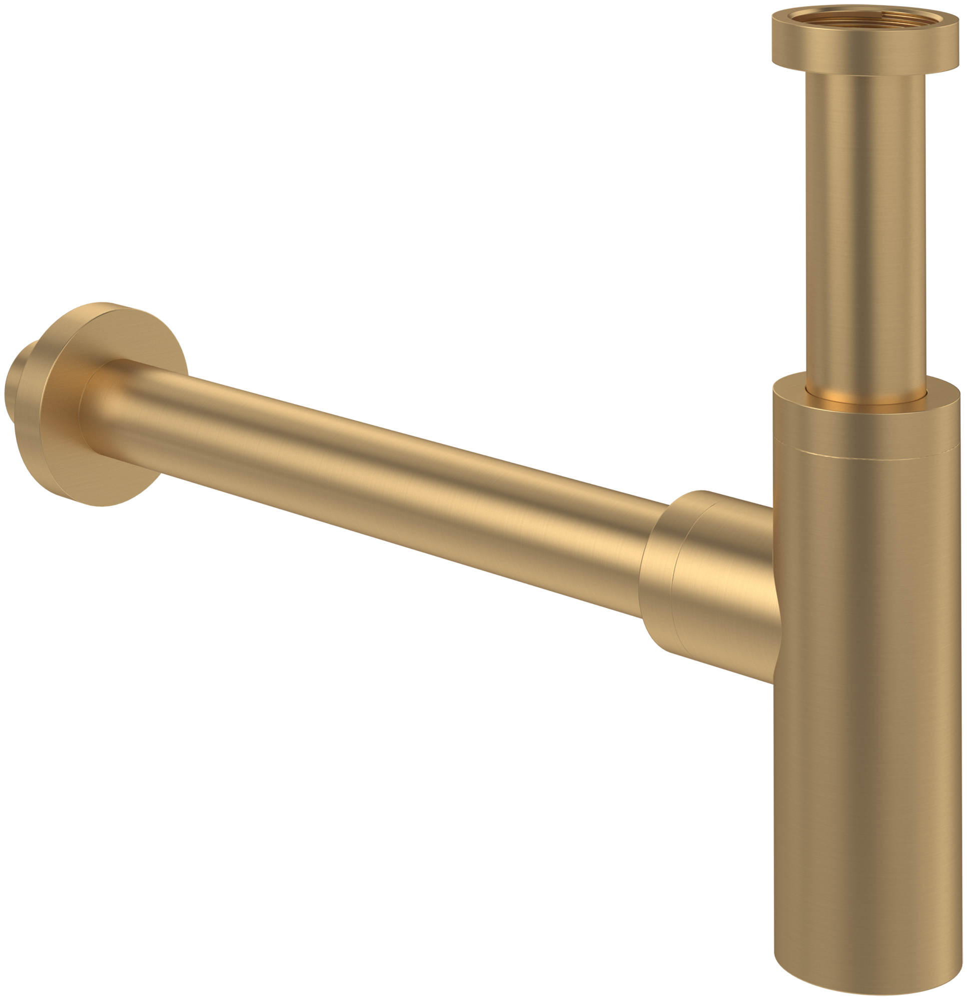 Villeroy & Boch Universal Taps & Fittings Siphon,for wall-mounted, Round, Brushed Gold