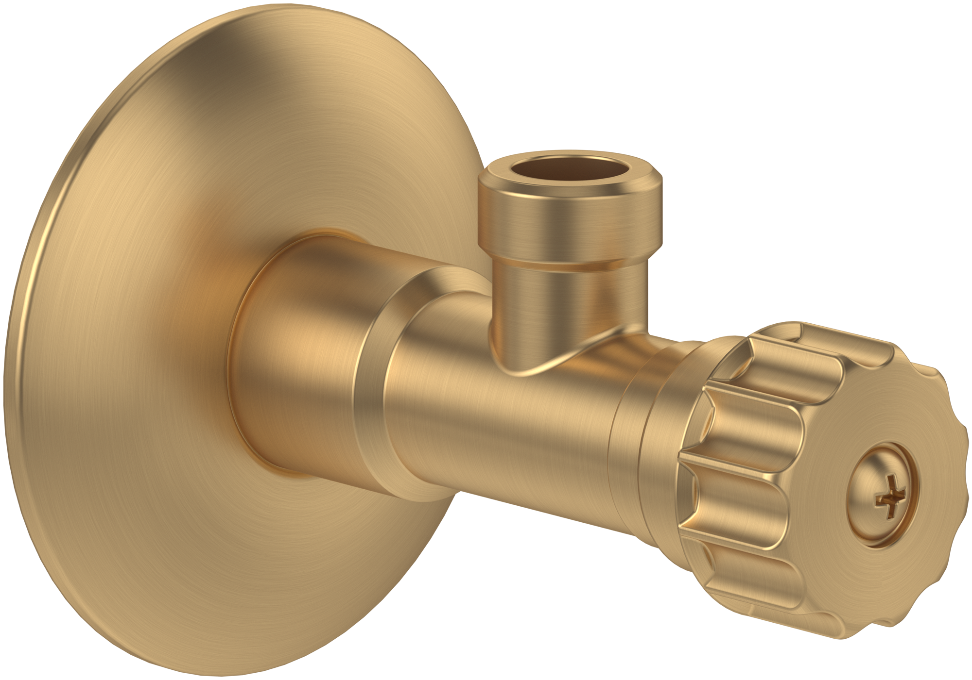 Villeroy & Boch Universal Taps & Fittings Angle valve,for wall-mounted, Round, Brushed Gold