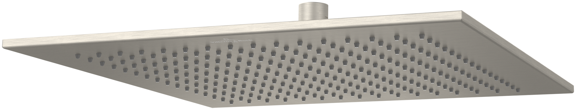 Villeroy & Boch Universal Showers Rain shower, Angular, Brushed Nickel Matt