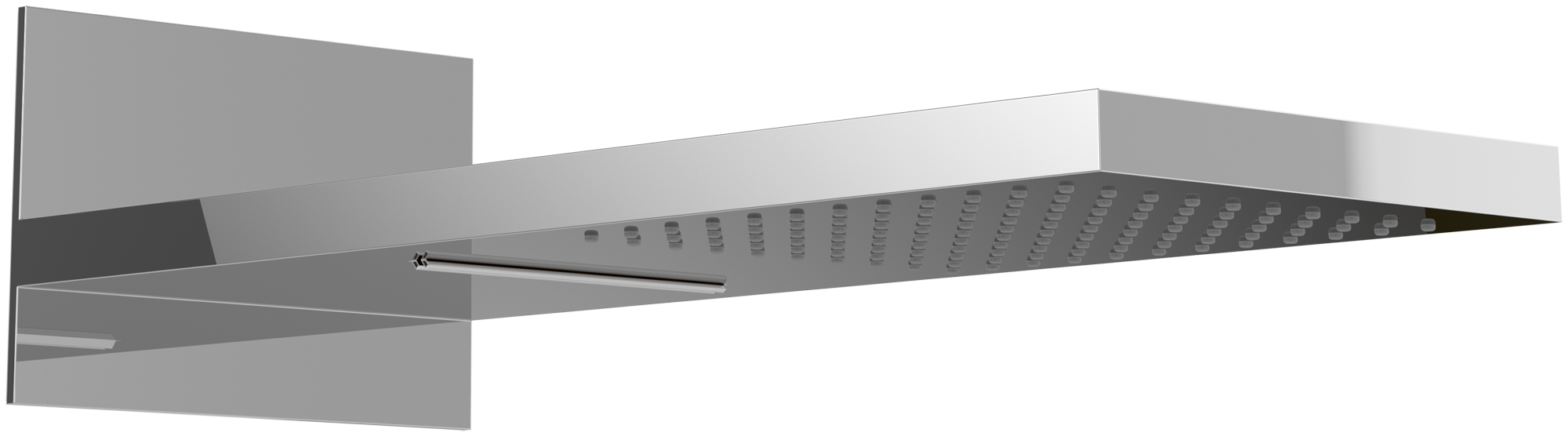 Villeroy & Boch Universal Showers Rain shower with waterfall feature, Chrome