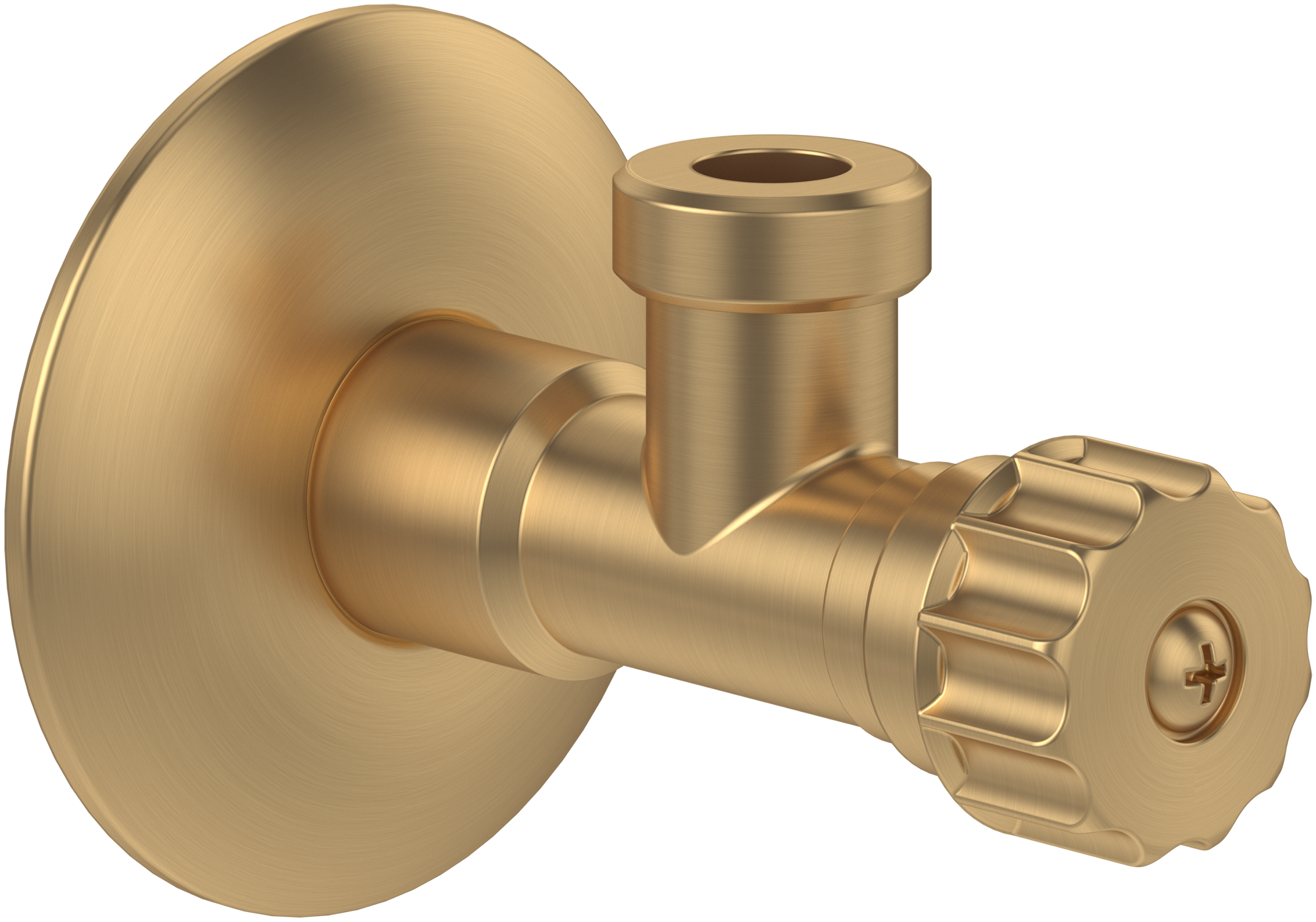 Villeroy & Boch Universal Taps & Fittings Angle valve,for wall-mounted, Round, Brushed Gold