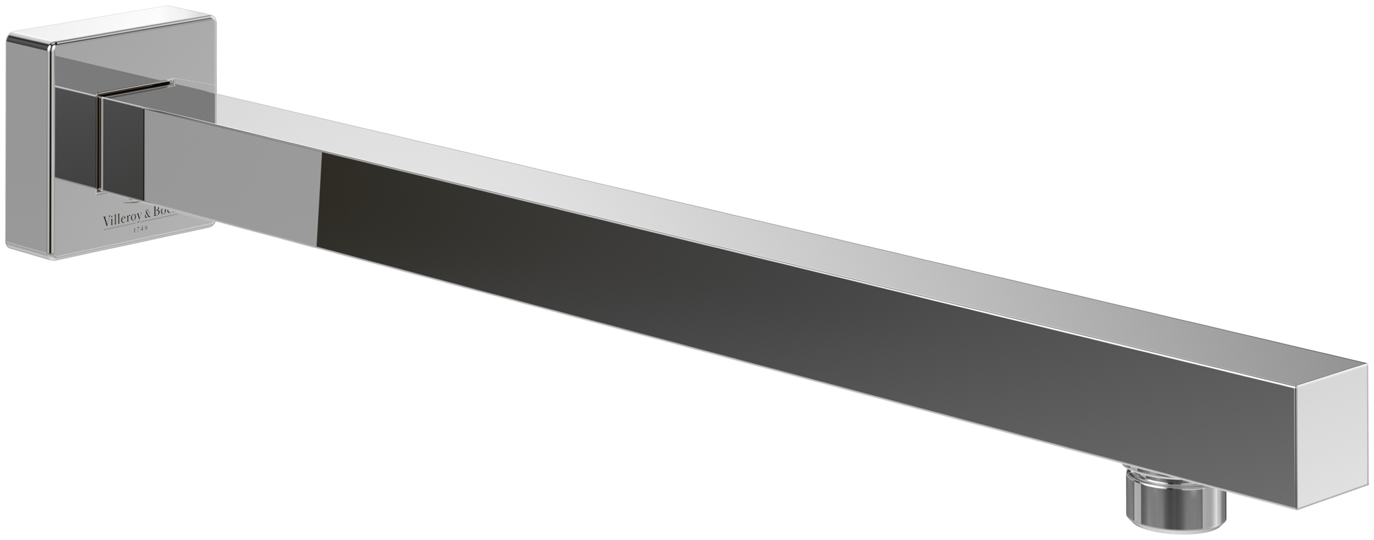 Villeroy & Boch Universal Showers Rain shower arm,for wall-mounted, Angular, Chrome