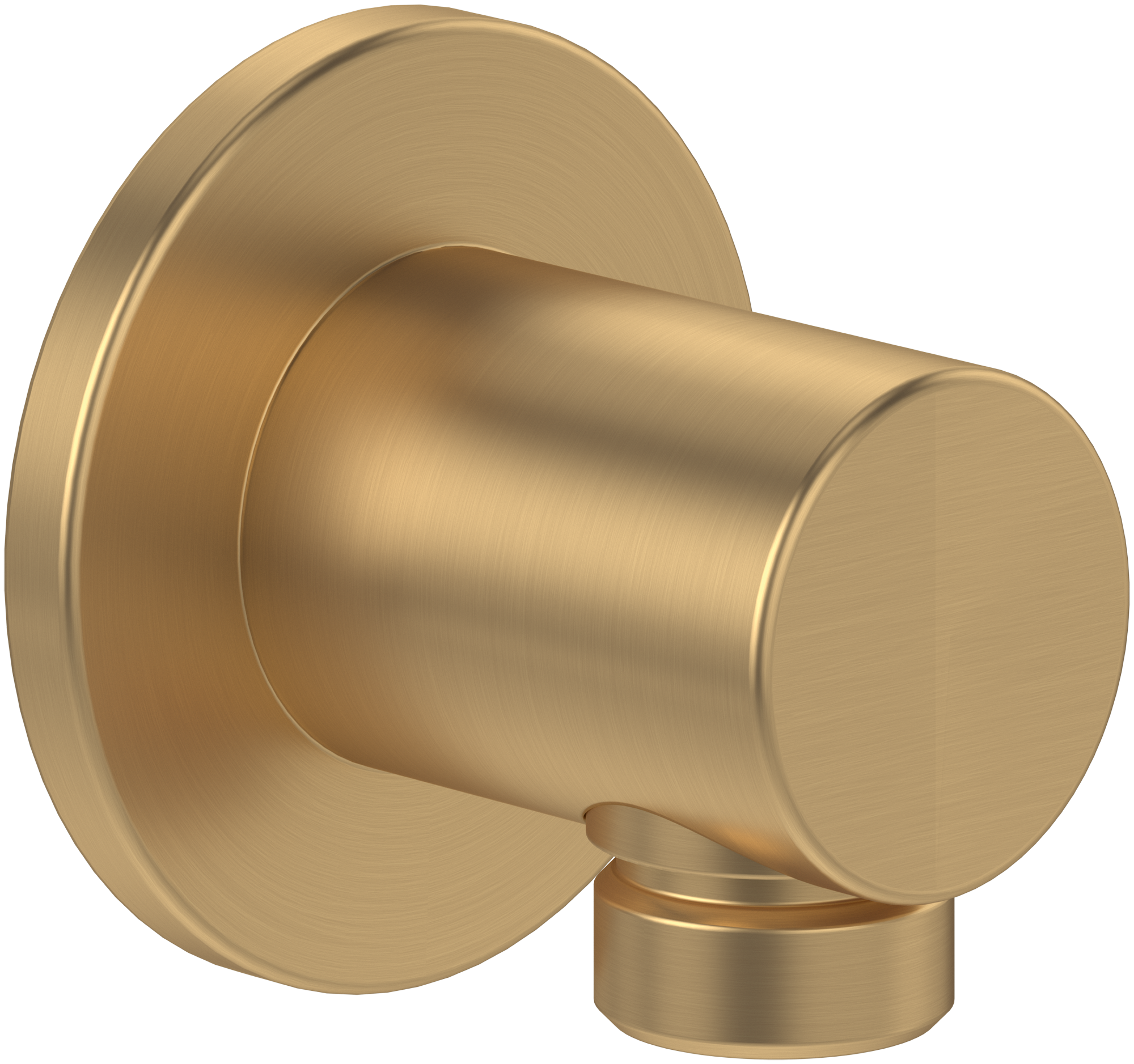 Villeroy & Boch Universal Showers Wall outlet,for wall-mounted, Round, Brushed Gold