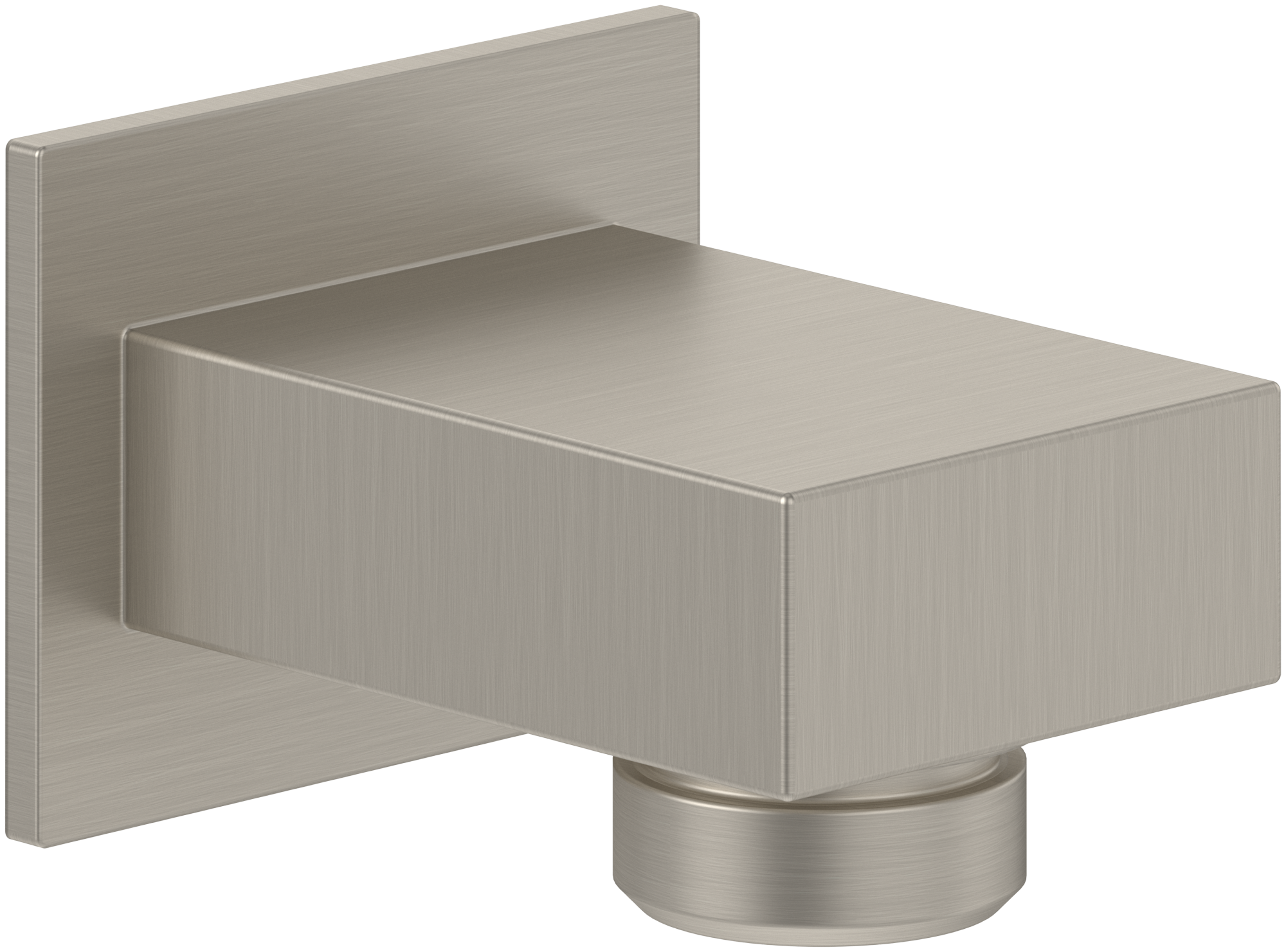 Villeroy & Boch Universal Showers Wall outlet,for wall-mounted, Angular, Brushed Nickel Matt