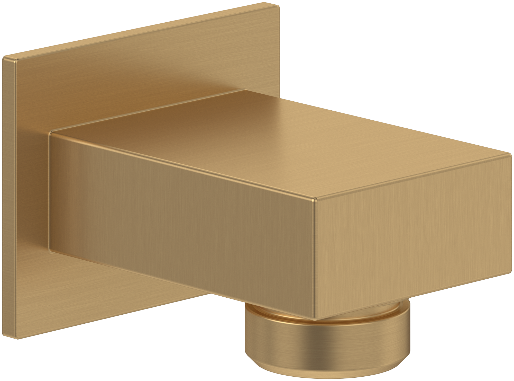 Villeroy & Boch Universal Showers Wall outlet,for wall-mounted, Angular, Brushed Gold