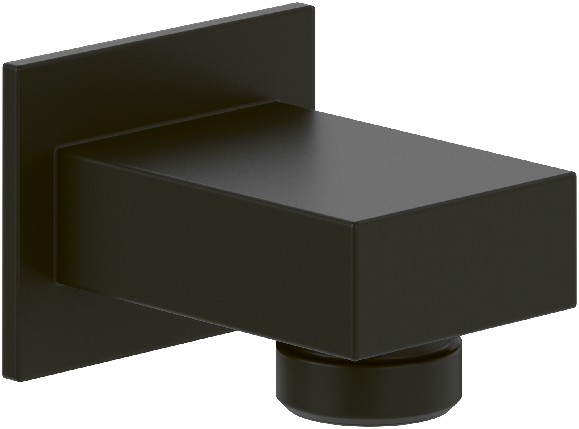 Villeroy & Boch Universal Showers Wall outlet,for wall-mounted, Angular, Matt Black
