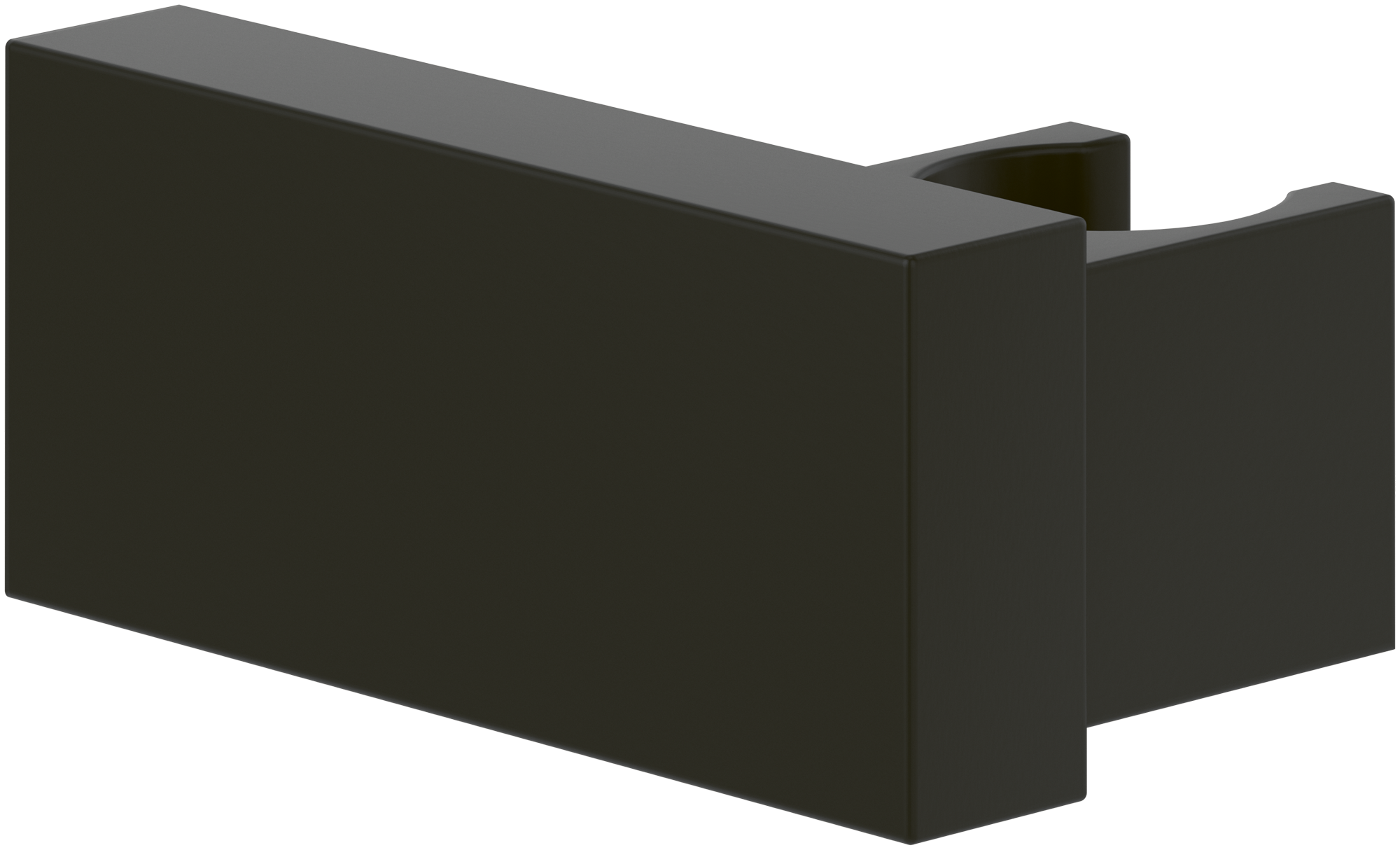 Villeroy & Boch Universal Showers Support de douchette,pour montage mural, Rectangulaire, Matt Black