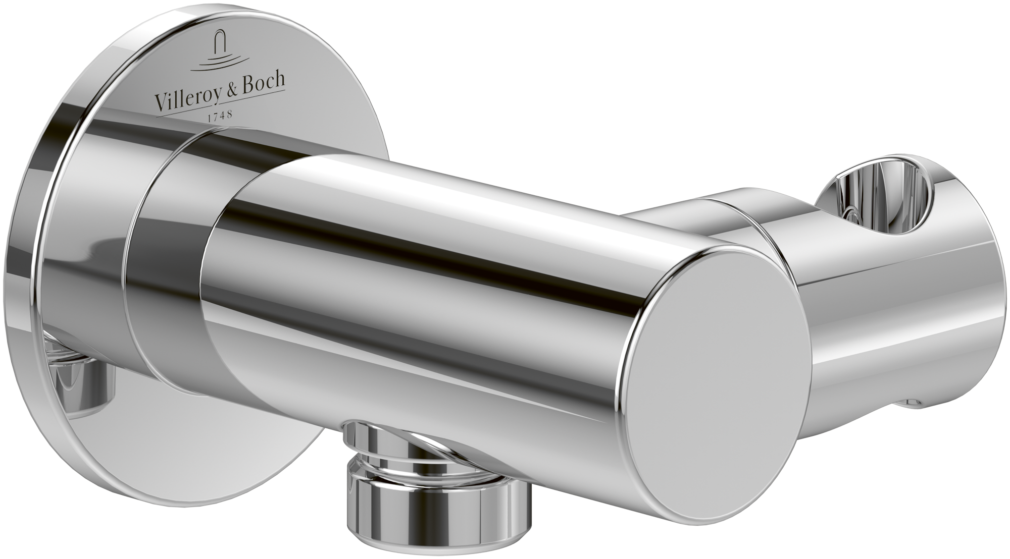 Villeroy & Boch Universal Showers Hand shower holder,for wall-mounted, Round, Chrome