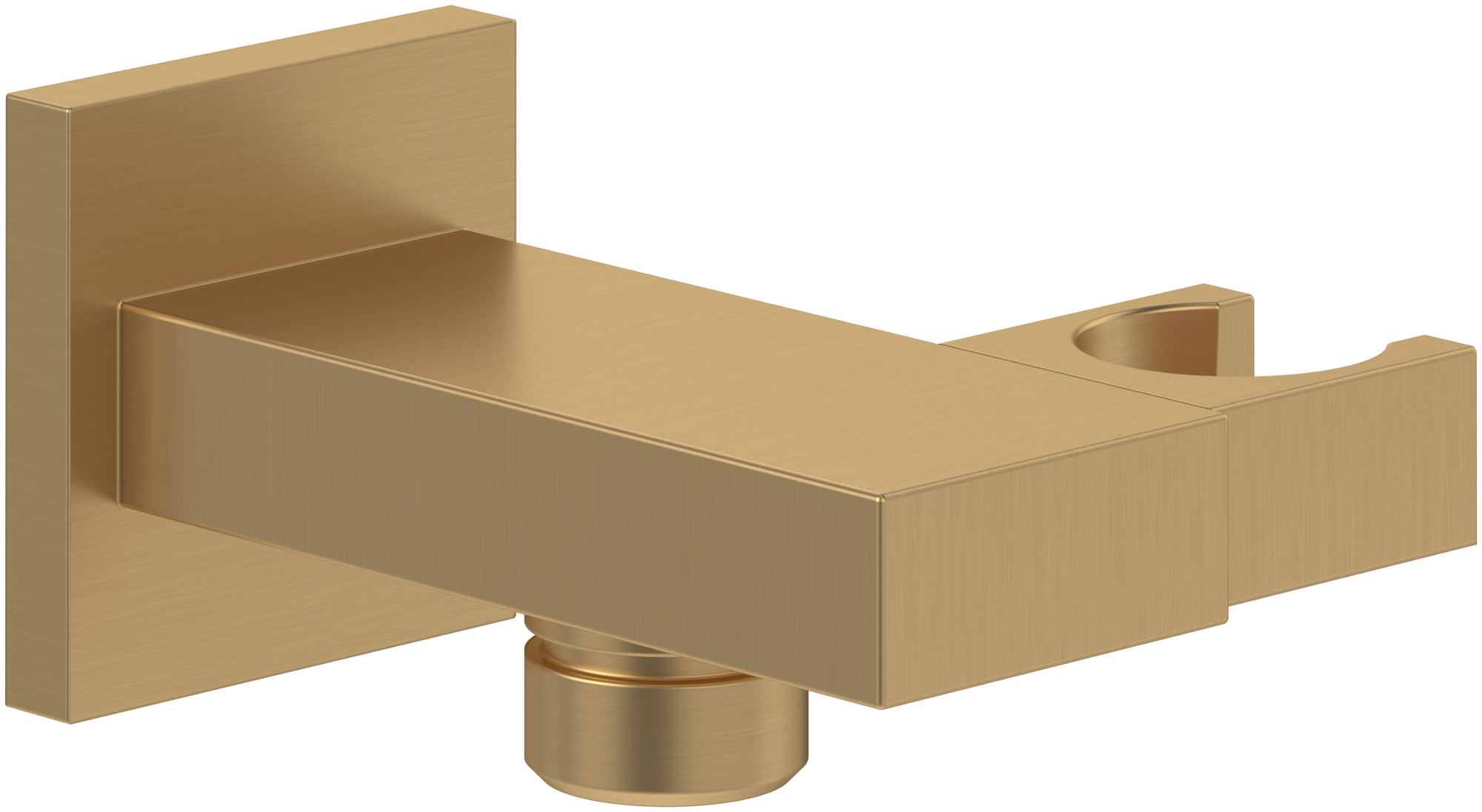 Villeroy & Boch Universal Showers Hand shower holder,for wall-mounted, Angular, Brushed Gold