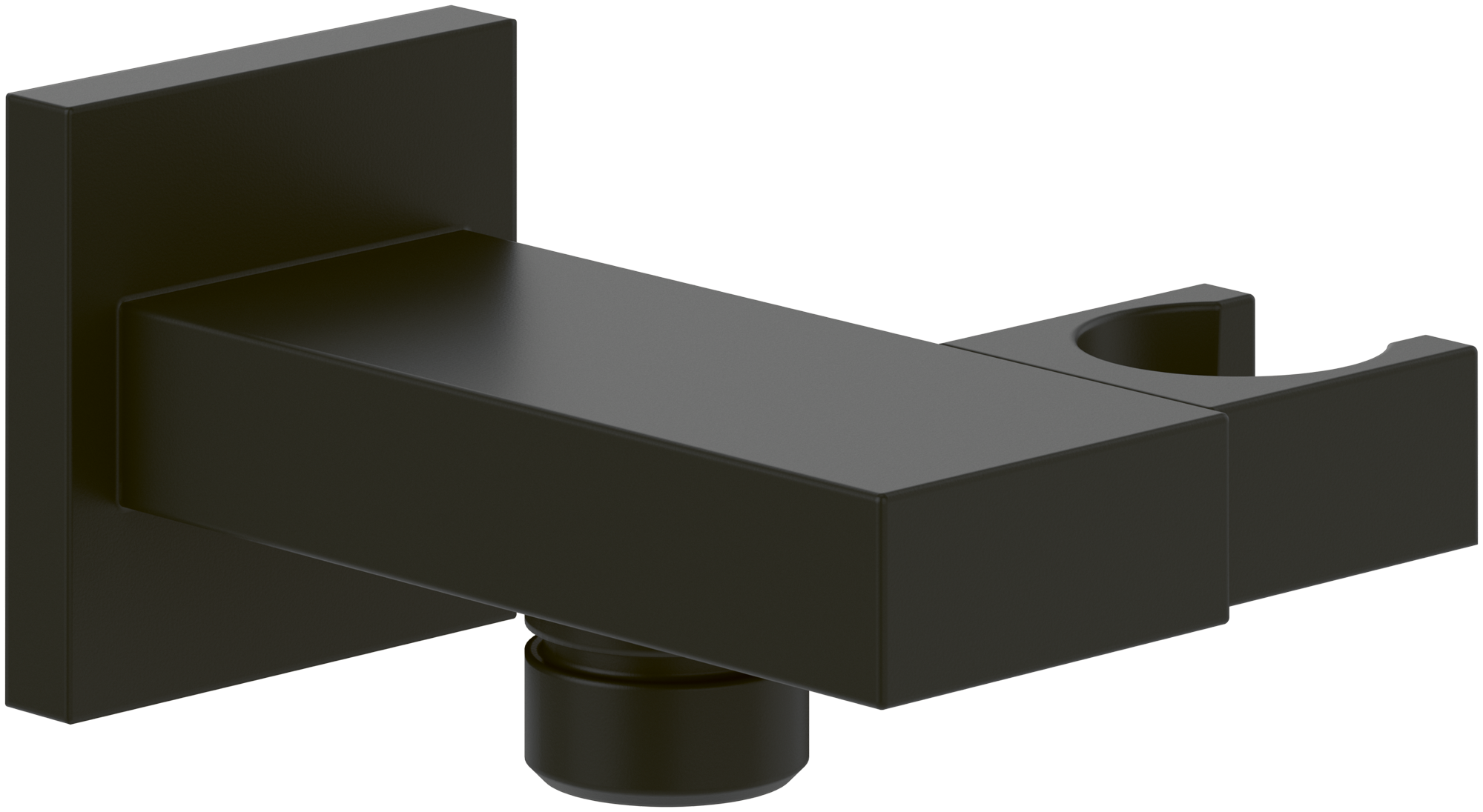 Villeroy & Boch Universal Showers Hand shower holder,for wall-mounted, Angular, Matt Black
