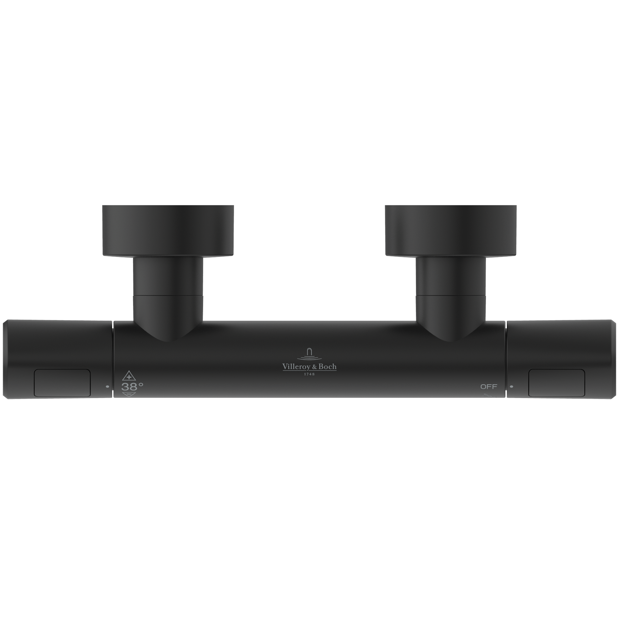 Universal Showers Duschthermostat, Matt Black