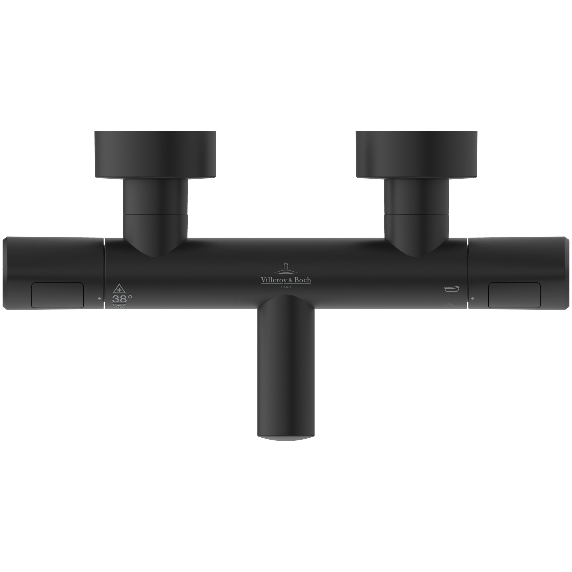 Universal Showers Duschthermostat, Matt Black