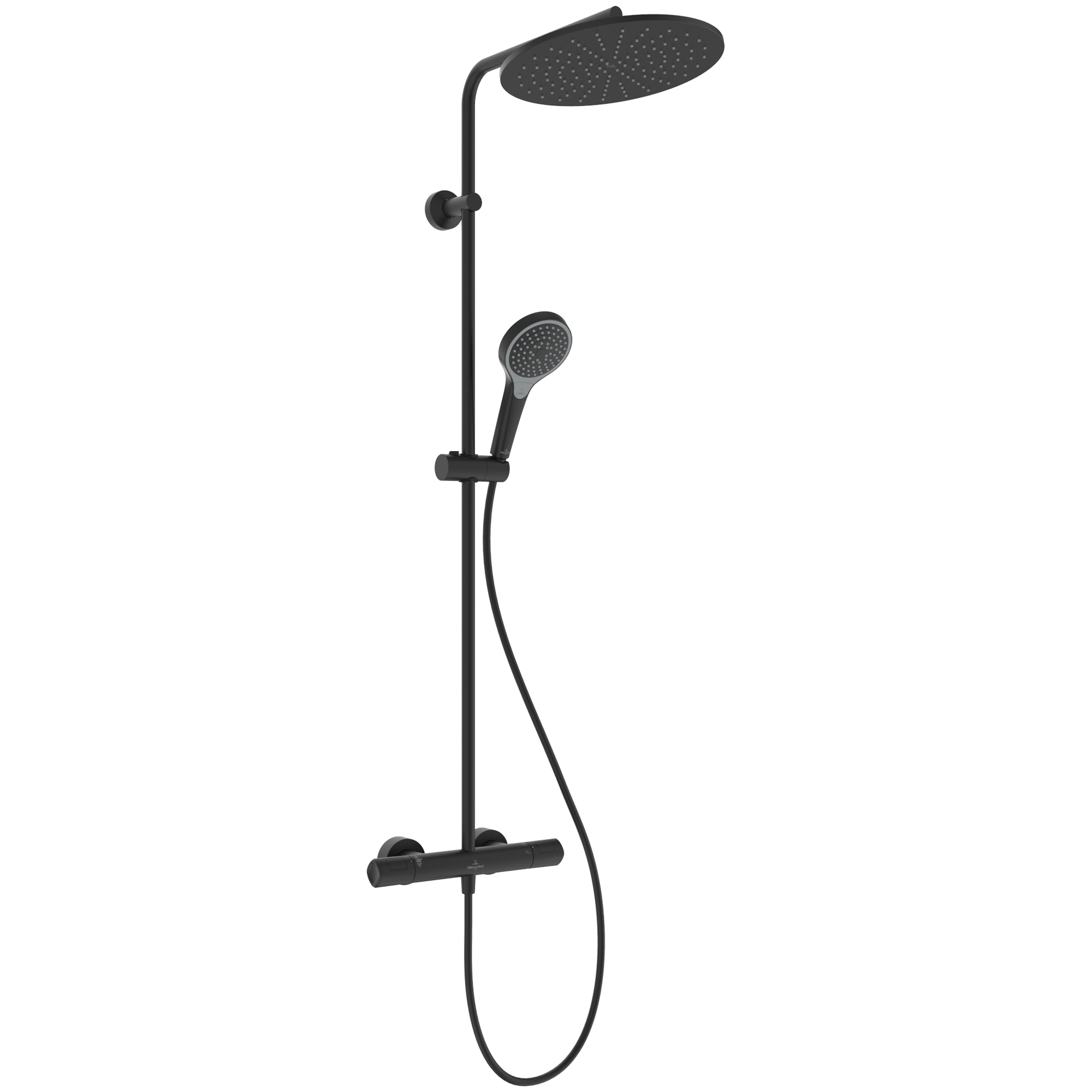 Villeroy & Boch Universal Showers Shower system, for wall-mounted, Matt Black