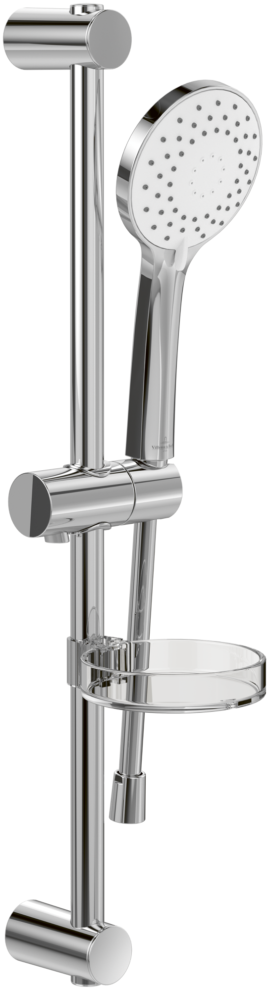 Villeroy & Boch Universal Showers Batteria doccia a tre funzioni, per montato a parete, Chrome