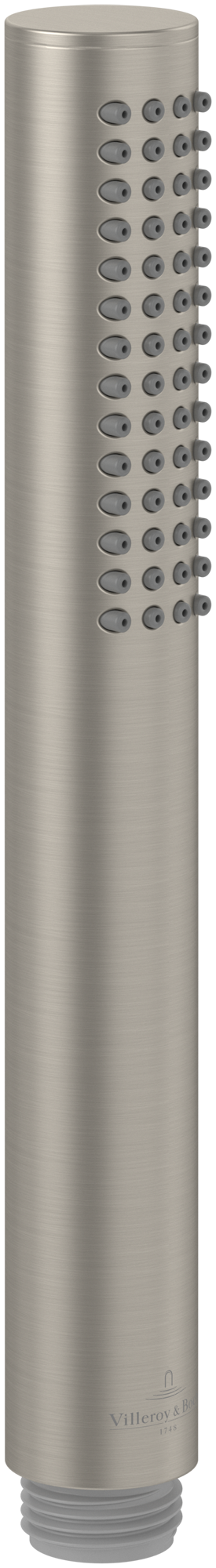 Villeroy & Boch Verve Showers Douchette à main, Rond, Brushed Nickel Matt