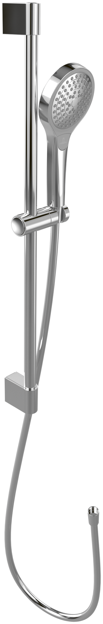 Villeroy & Boch Verve Showers Shower set with three features, for wall-mounted, Chrome