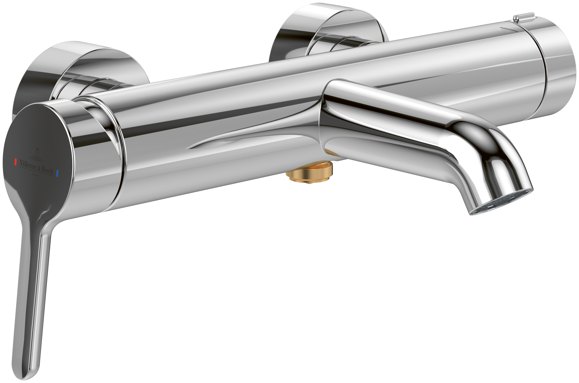Villeroy & Boch Skyla Einhebel-Badewannenarmatur, Chrom