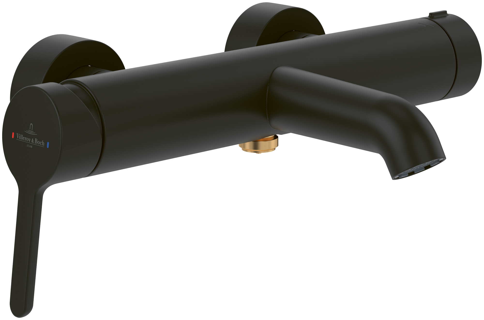 Villeroy & Boch Skyla Einhebel-Badewannenarmatur, Matt Black