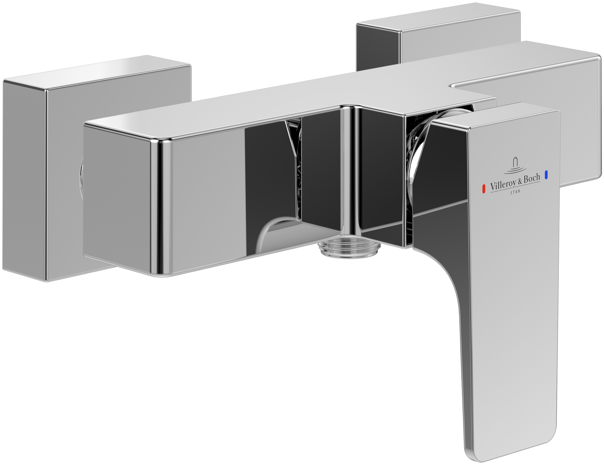 Villeroy & Boch Architectura Square Einhebel-Duscharmatur, Chrom