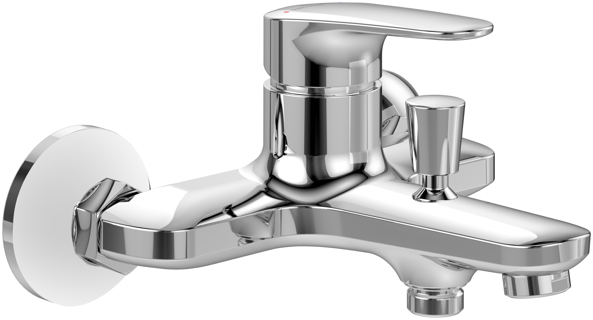 Villeroy & Boch O.novo Start Single-lever bath & shower mixer, Chrome