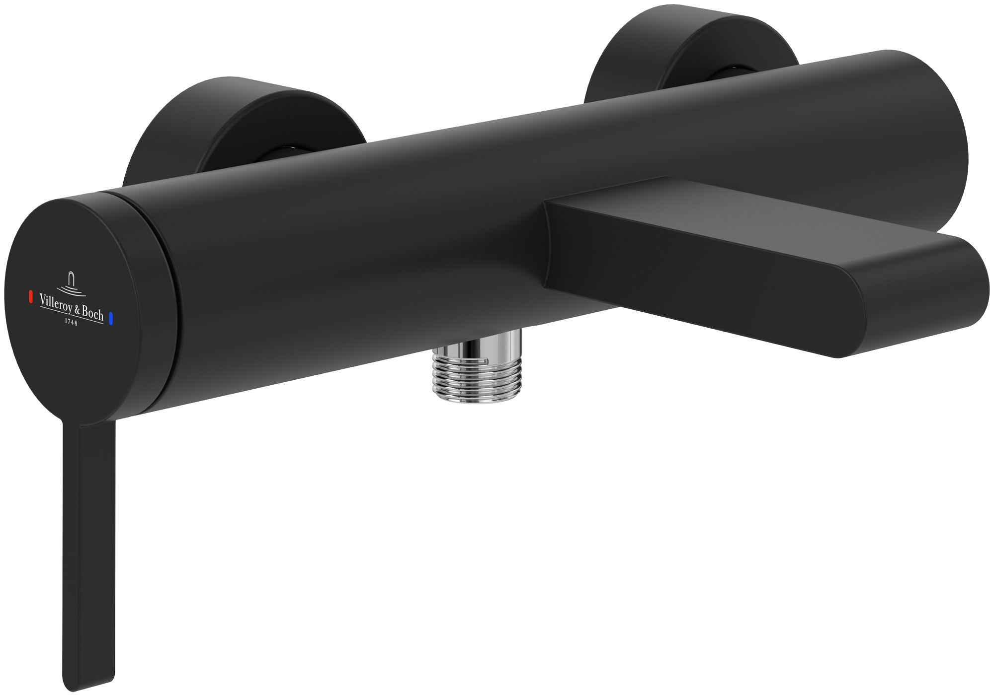 Villeroy & Boch Dawn Single-lever bath & shower mixer, Matt Black