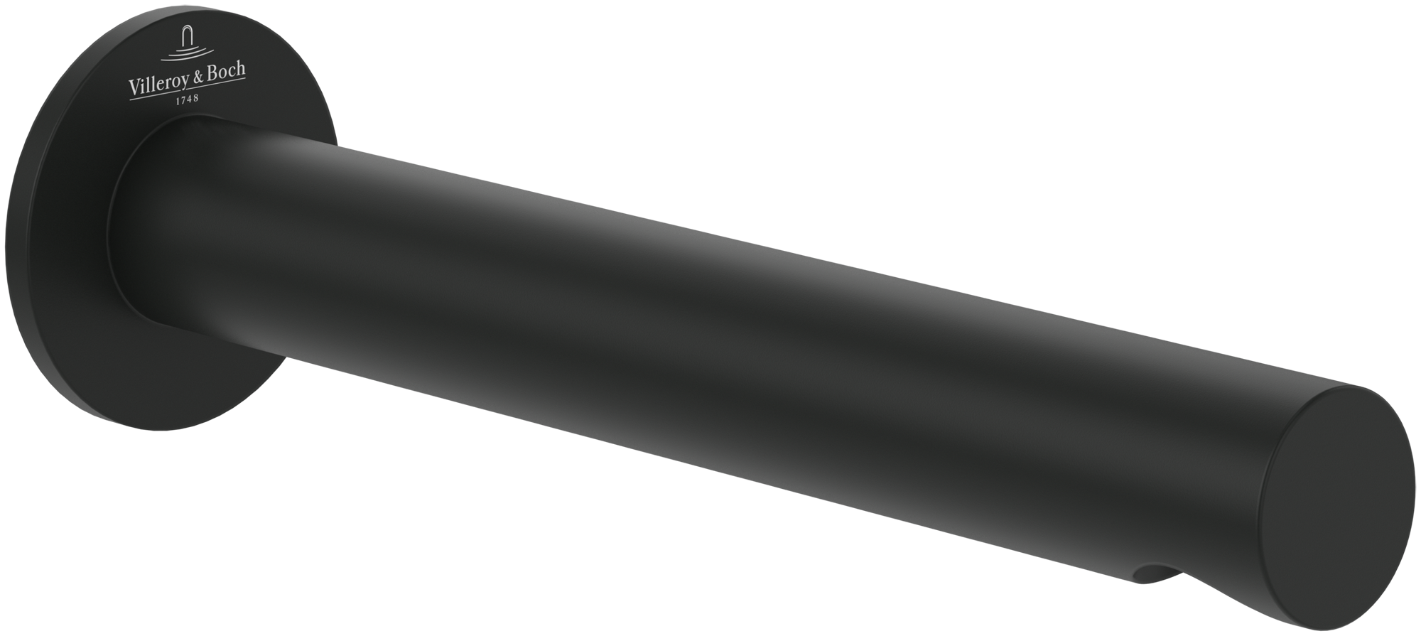 Villeroy & Boch Loop & Friends Bath spout , for wall-mounted, Matt Black