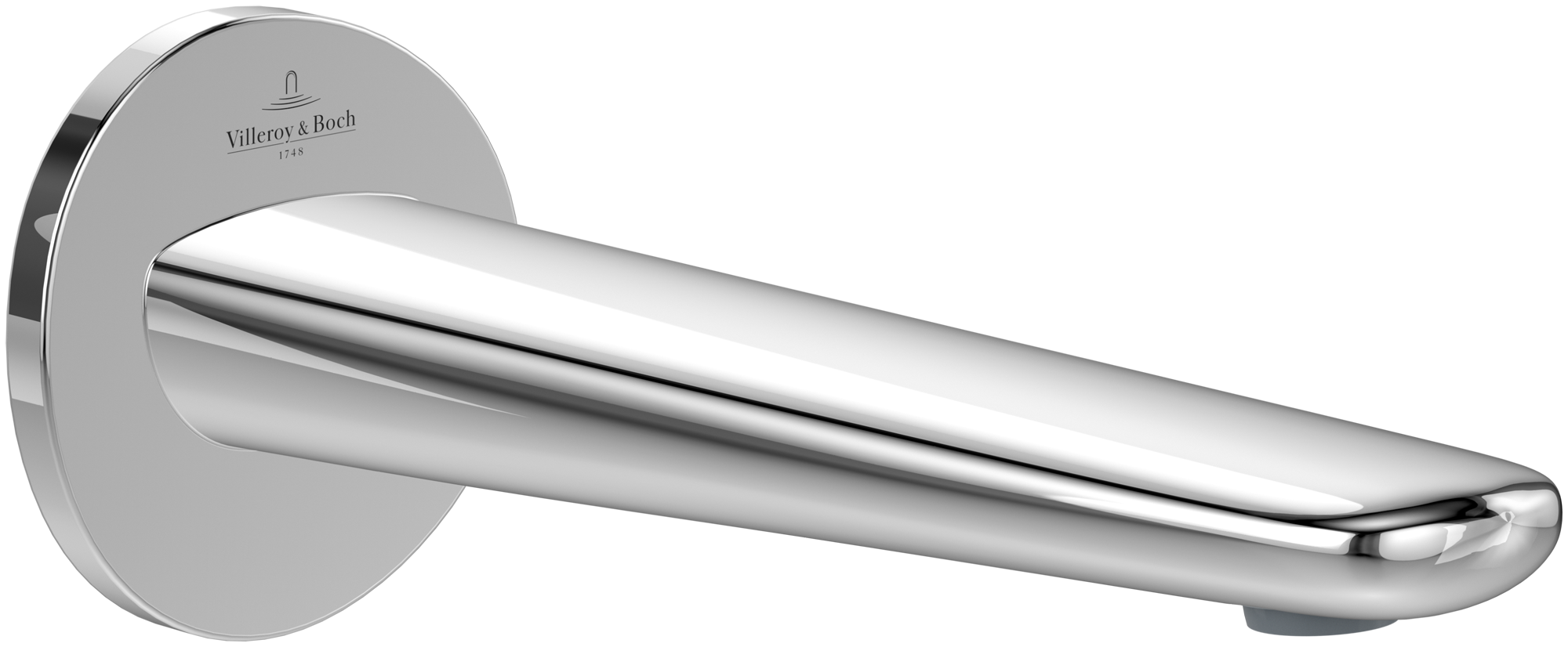 Villeroy & Boch Antao Bath spout , for wall-mounted, Chrome