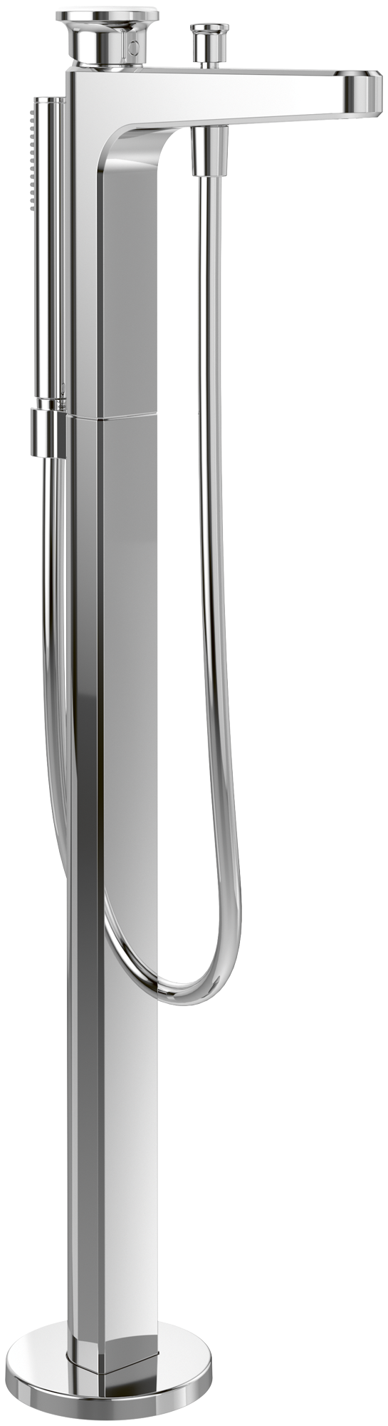 Villeroy & Boch Vea Einhebel-Badewannenarmatur, Chrom