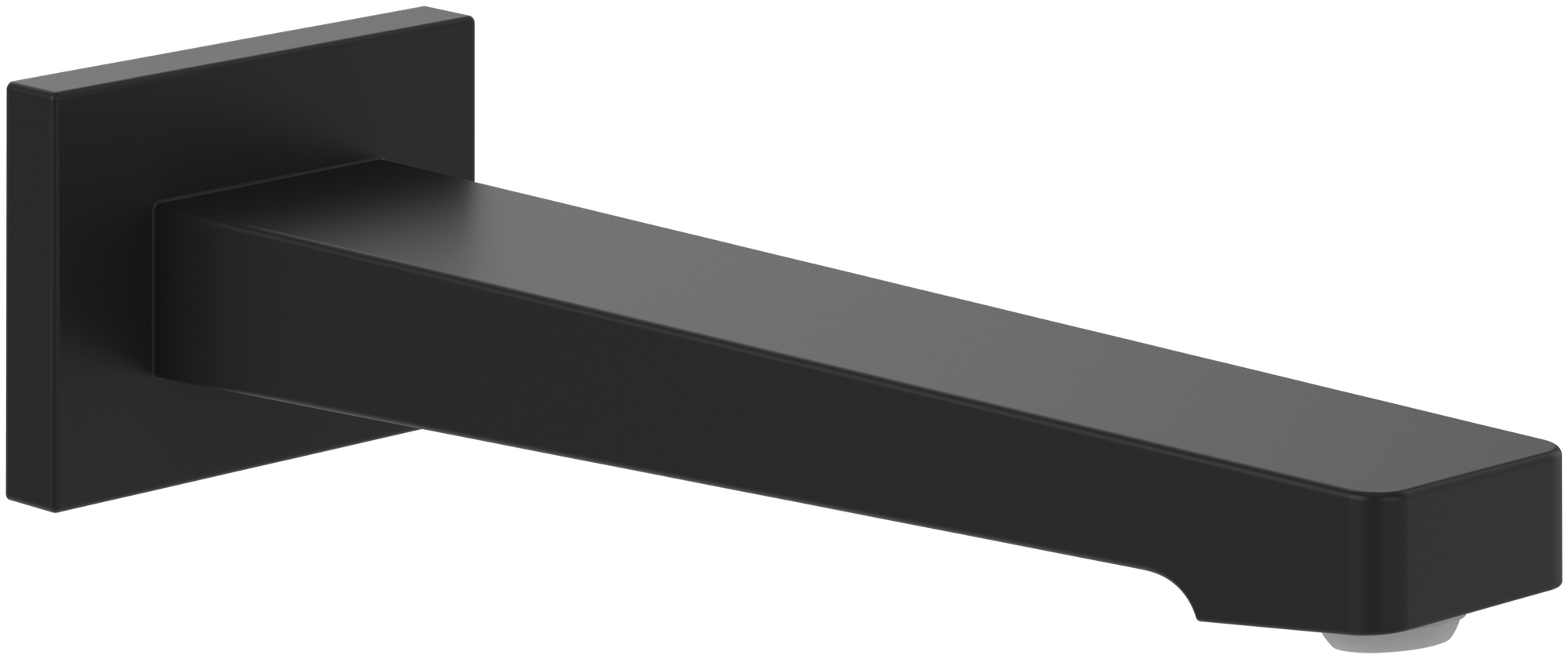 Villeroy & Boch Architectura Square Badewannenauslauf, für Wandmontage, Matt Black