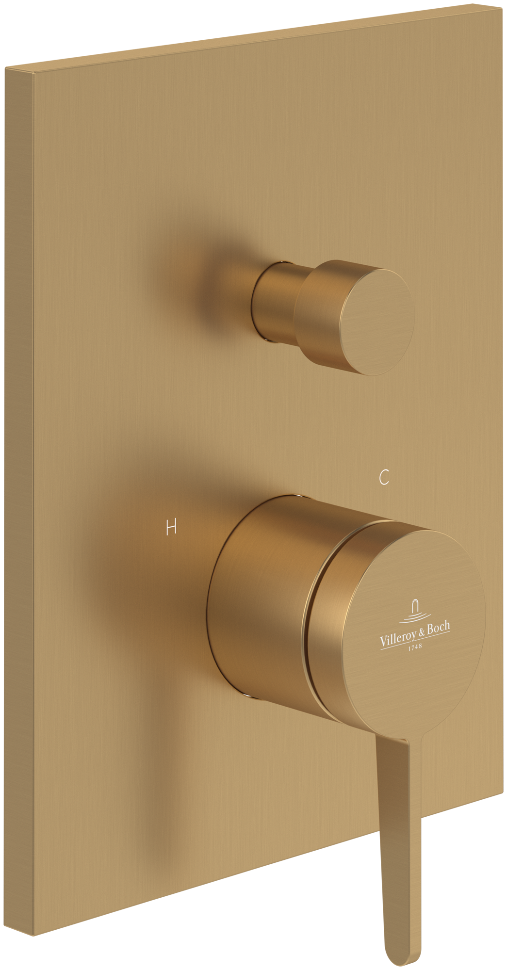 Villeroy & Boch Conum Robinetterie monocommande, encastrable, Brushed Gold