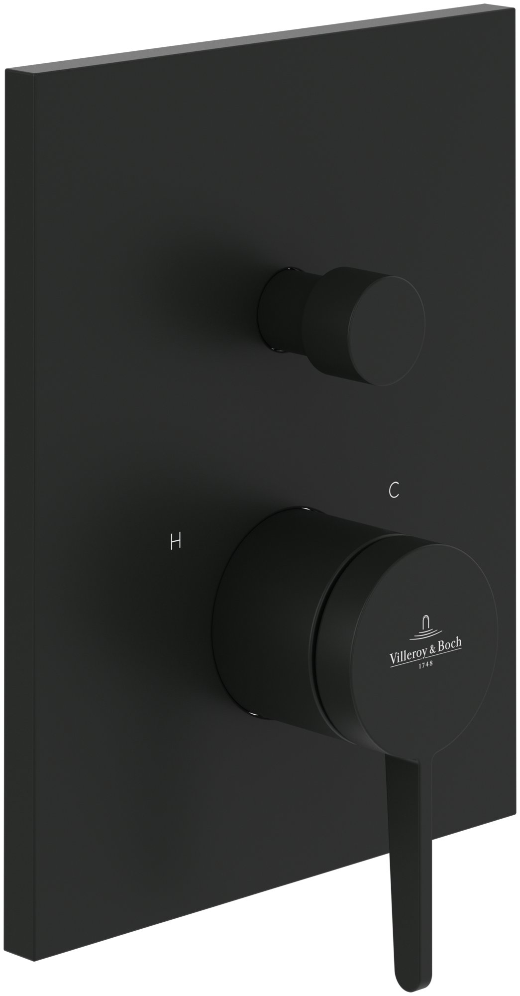 Villeroy & Boch Conum Robinetterie monocommande, encastrable, Matt Black