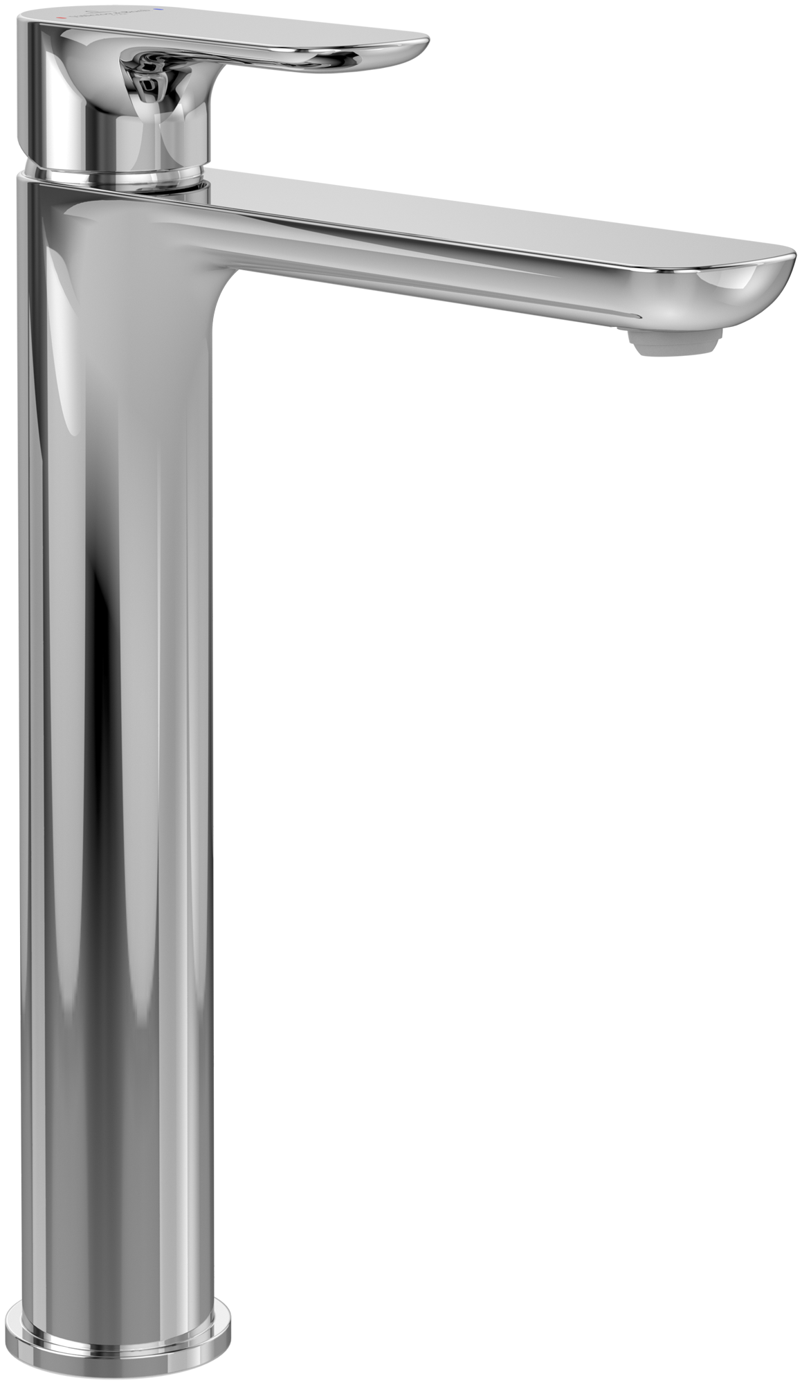 Villeroy & Boch O.novo Tall single-lever basin mixer, With push-open waste, Chrome