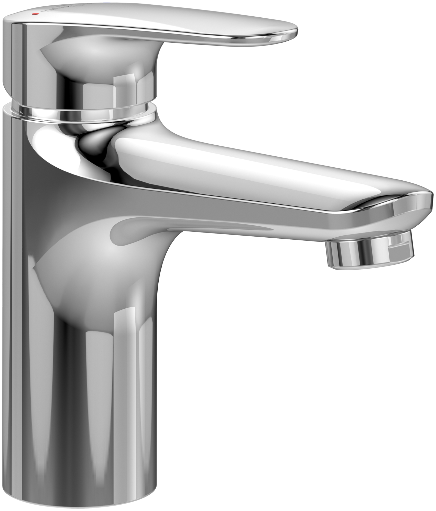 Villeroy & Boch O.novo Start Single-lever basin mixer, Without waste, Chrome