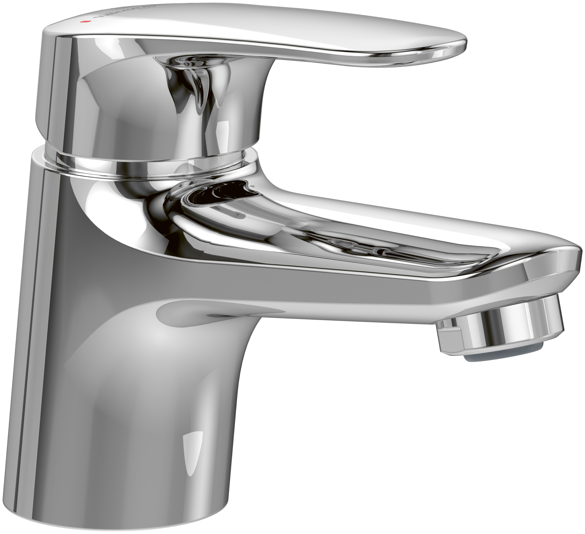 Villeroy & Boch O.novo Start Single-lever basin mixer, Without waste, Chrome